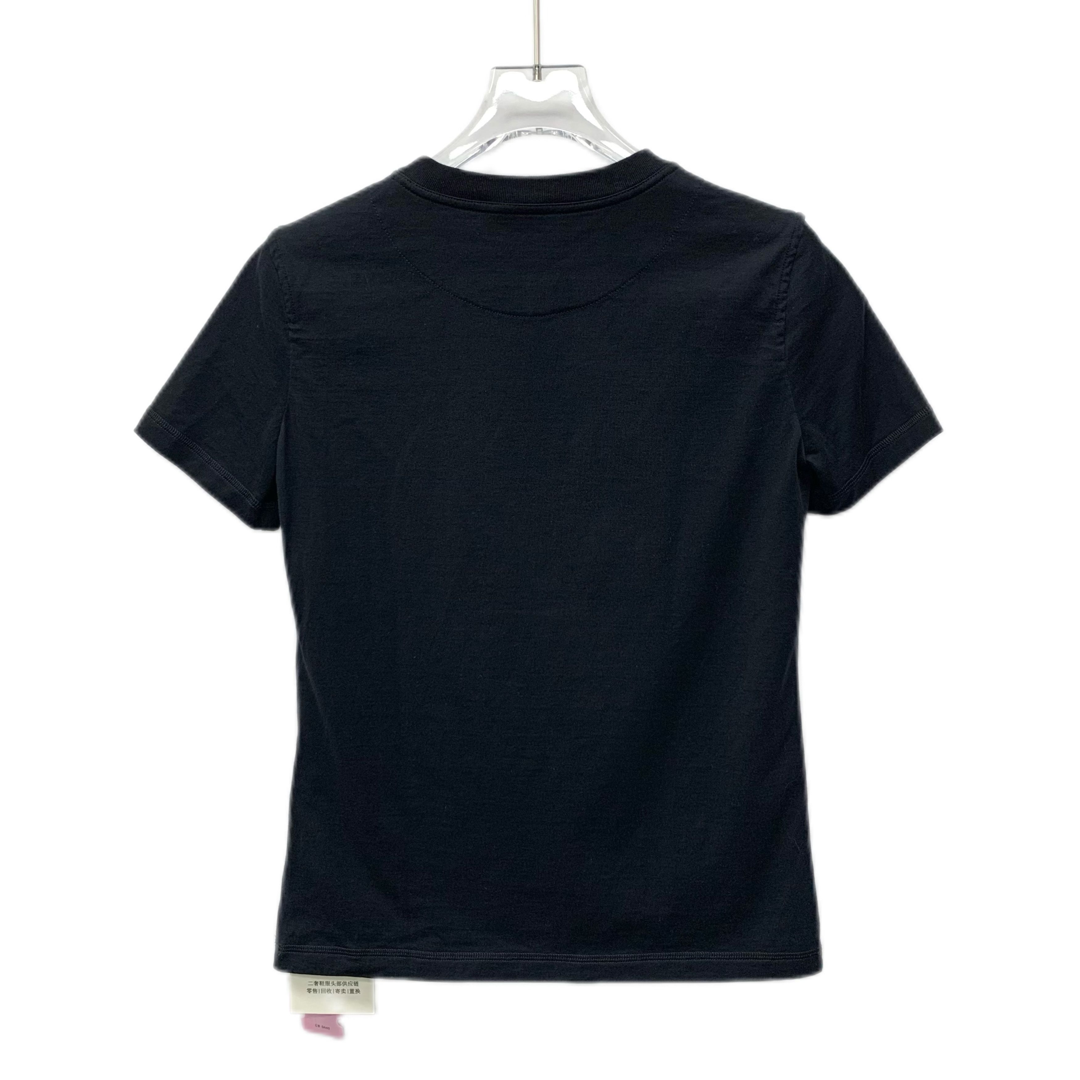 Hermes Hermès Cotton T-Shirt – Black Letter Crewneck (Size XXS) Size US XXS / EU 40 - 6 Thumbnail