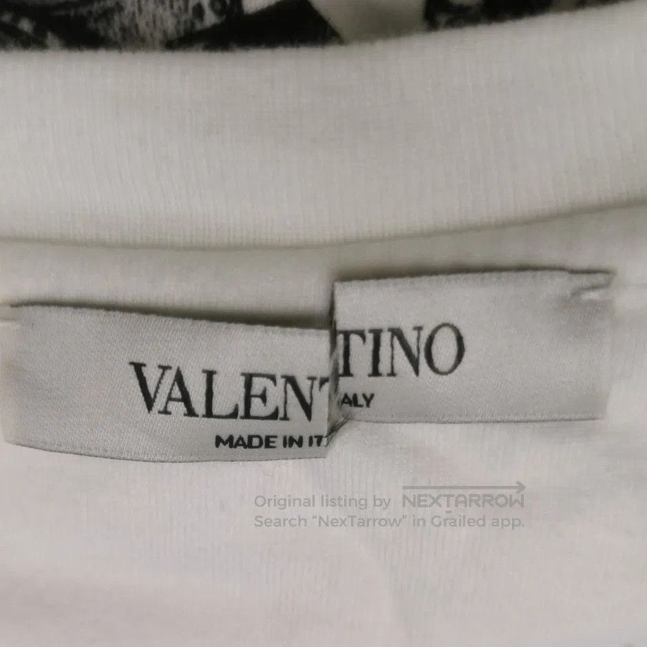 Louis Vuitton Valentino XS Cotton Floral Logo Crewneck T. Size US S / EU 44-46 / 1 - 4 Thumbnail