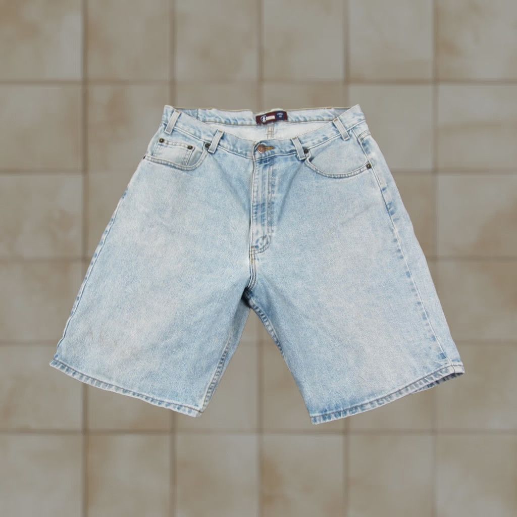 Dickies × Vintage Navy Dickies Long Baggy Loose Fit Shorts y2k