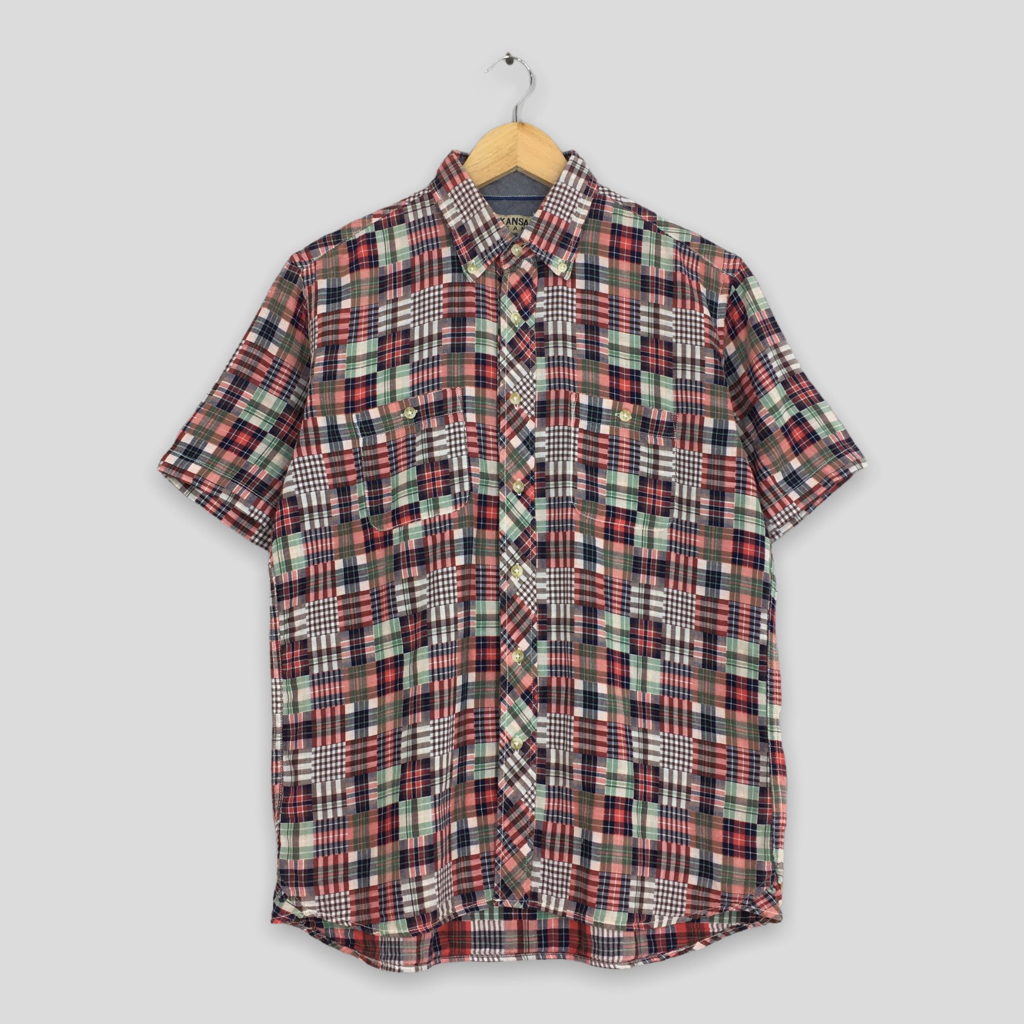 image of Kansai Yamamoto x Kansai Yamamoto Kbs Vintage Kansai Jeans Kapital Style Patchwork Flannel Medium i
