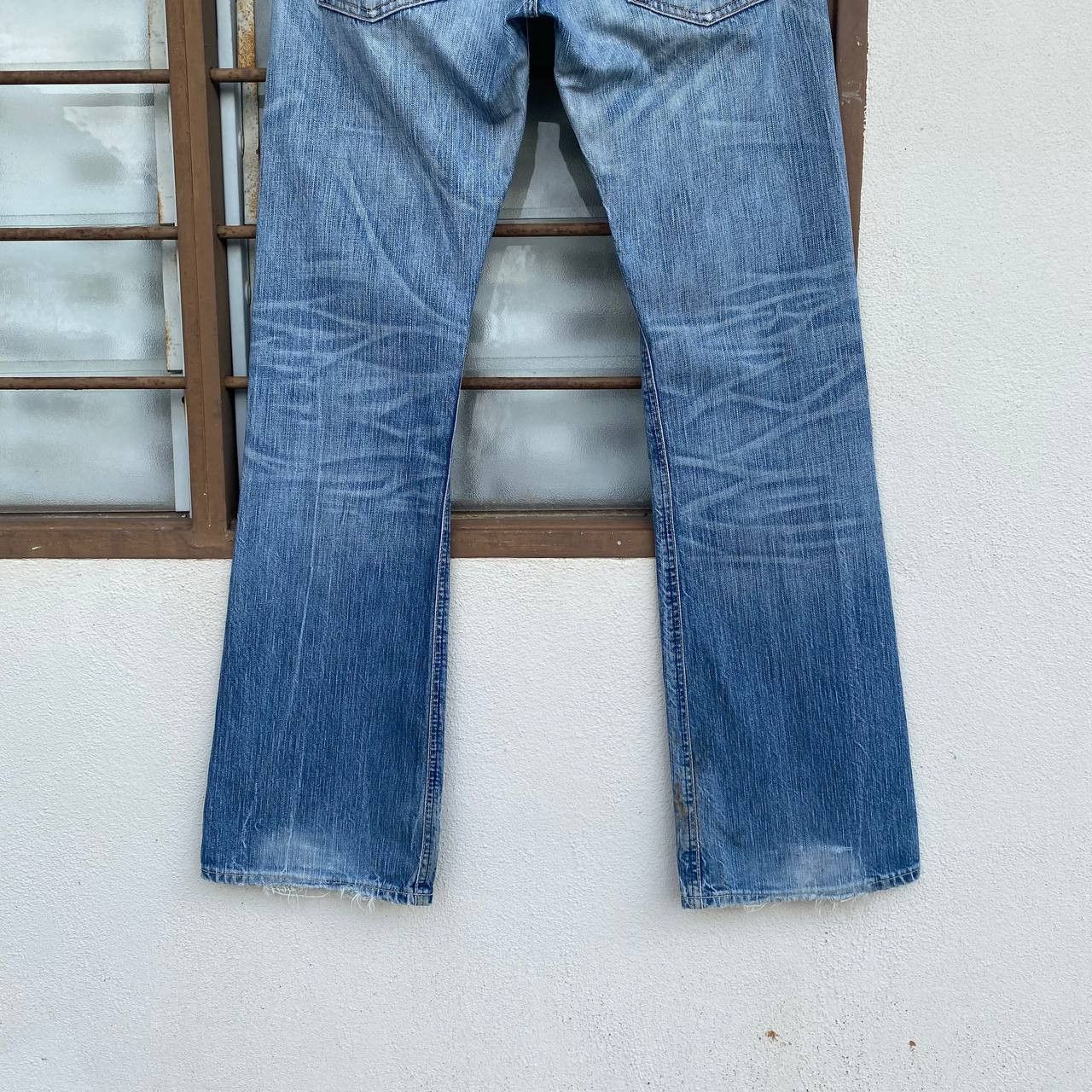 Edwin FLARED VTG EDWIN JAPAN STONEWASH CLAWMARK REDBUTTON BJ07-14 Size US 30 / EU 46 - 12 Thumbnail