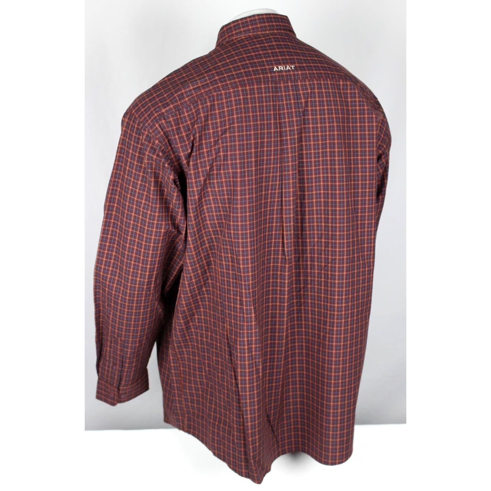 Ariat VINTAGE Ariat Pro Pavel Long Sleeve Button Shirt XXL Burgundy 10053871 Size US XXL / EU 58 / 5 - 2 Thumbnail