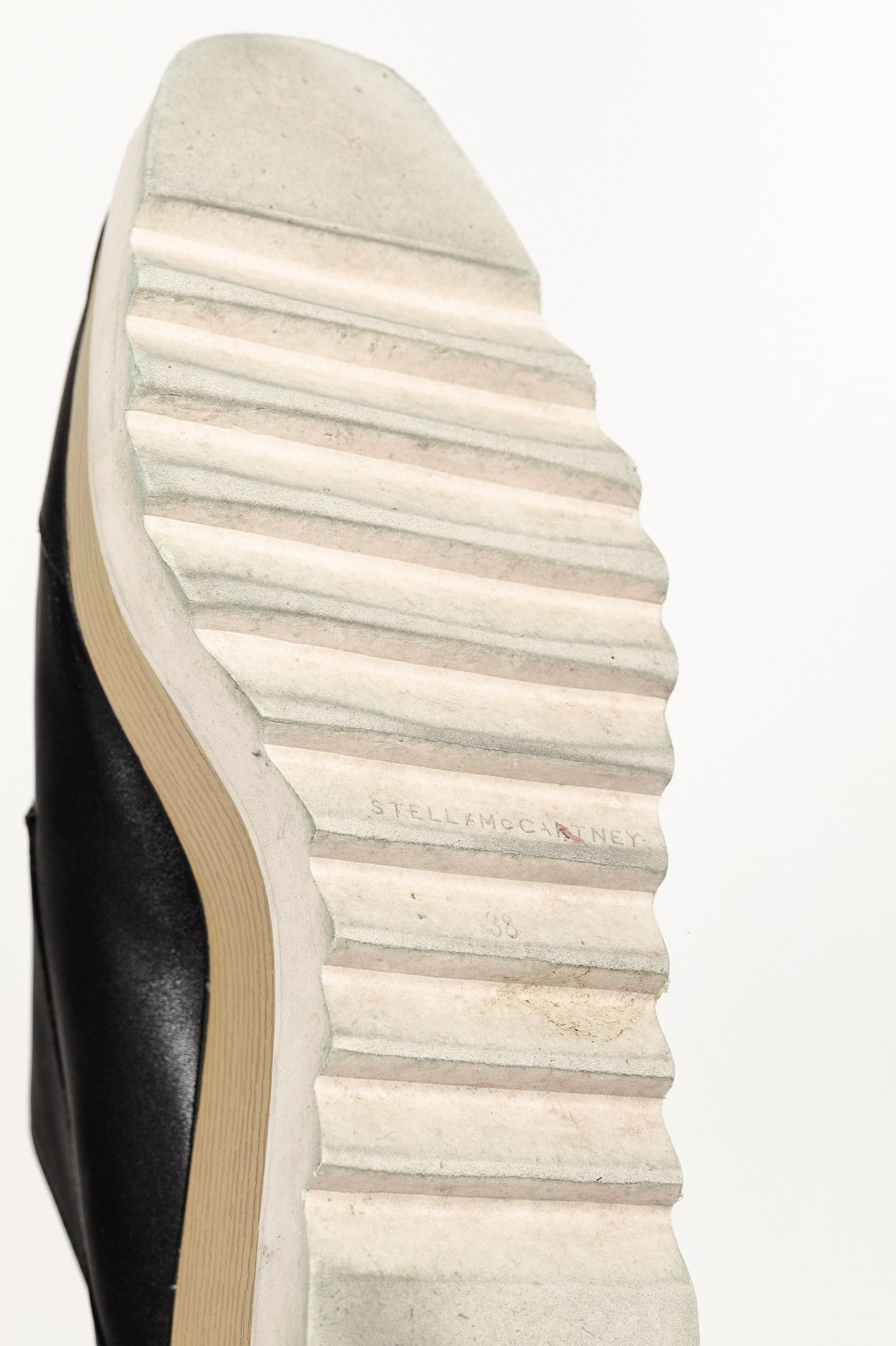 Stella McCartney Elyse Star Vegan-Leather Lace-Up Platforms