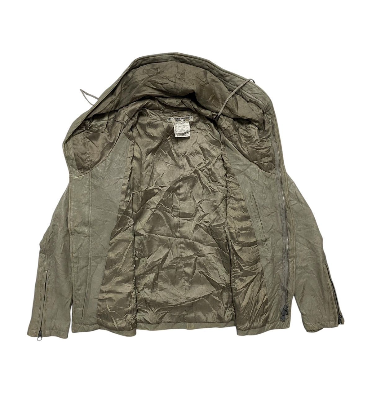 Katharine Hamnett London Katharine Hamnett London Goat Skin / Leather Jacket Size US S / EU 44-46 / 1 - 3 Thumbnail
