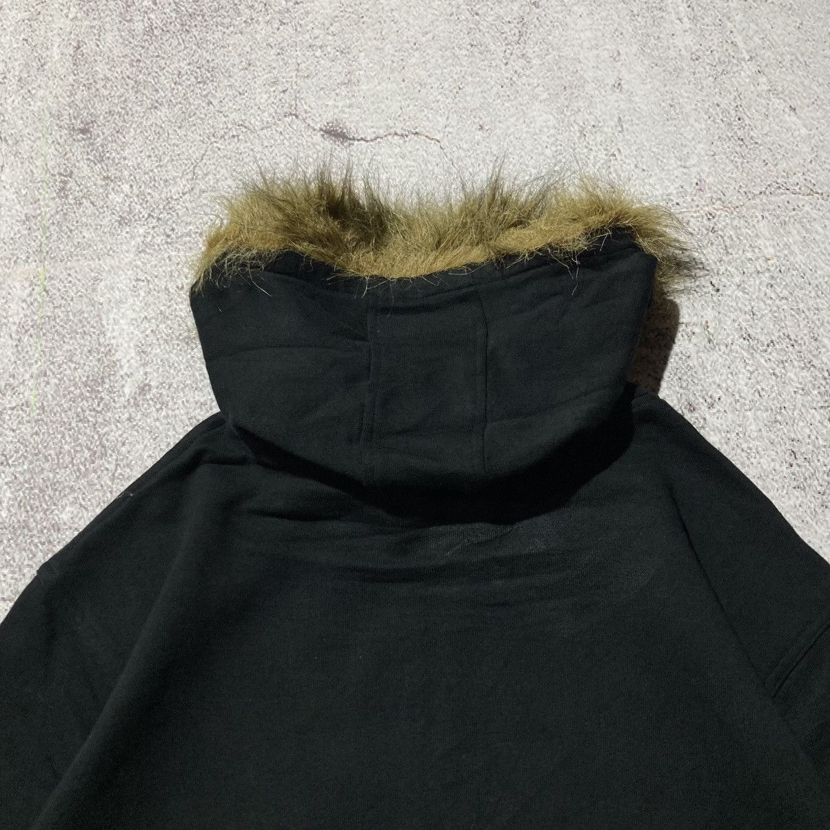 Japanese Brand 2000s Natural Born Stars Logo Fur Ziphoodie Black Punk Lgb Size US XL / EU 56 / 4 - 13 Thumbnail