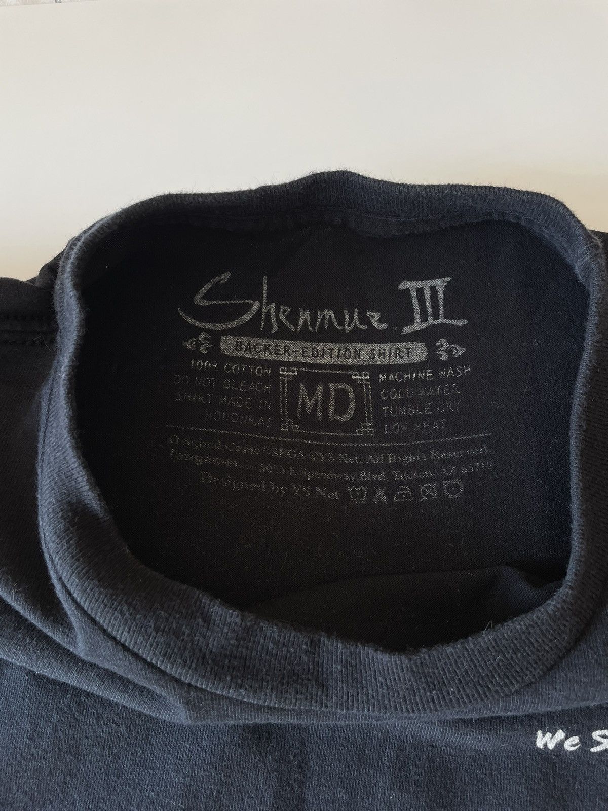 Japanese Brand × Nintendo × Vintage RARE Shenmue III We Saved SEGA Japan Official Promo Tshirt Size US M / EU 48-50 / 2 - 7 Thumbnail