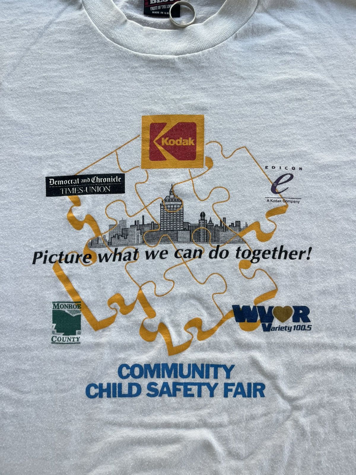 Kodak × Vintage Vintage Kodak Community Child Safety Fair 80’s Tshirt Size US XL / EU 56 / 4 - 5 Thumbnail