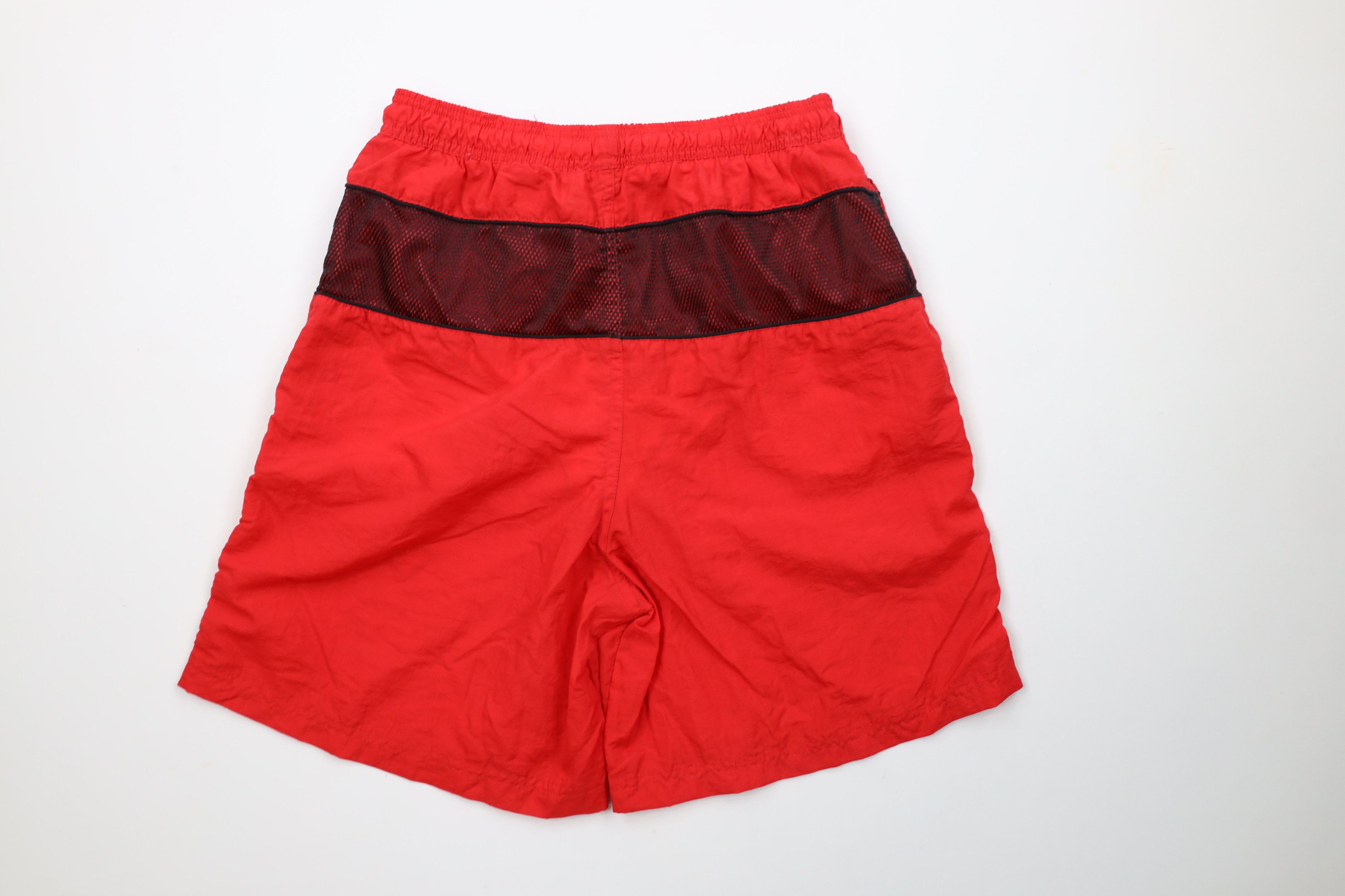 Vintage Vintage 90s Streetwear Lined Shorts Swim Trunks Red Size US 32 / EU 48 - 8 Thumbnail