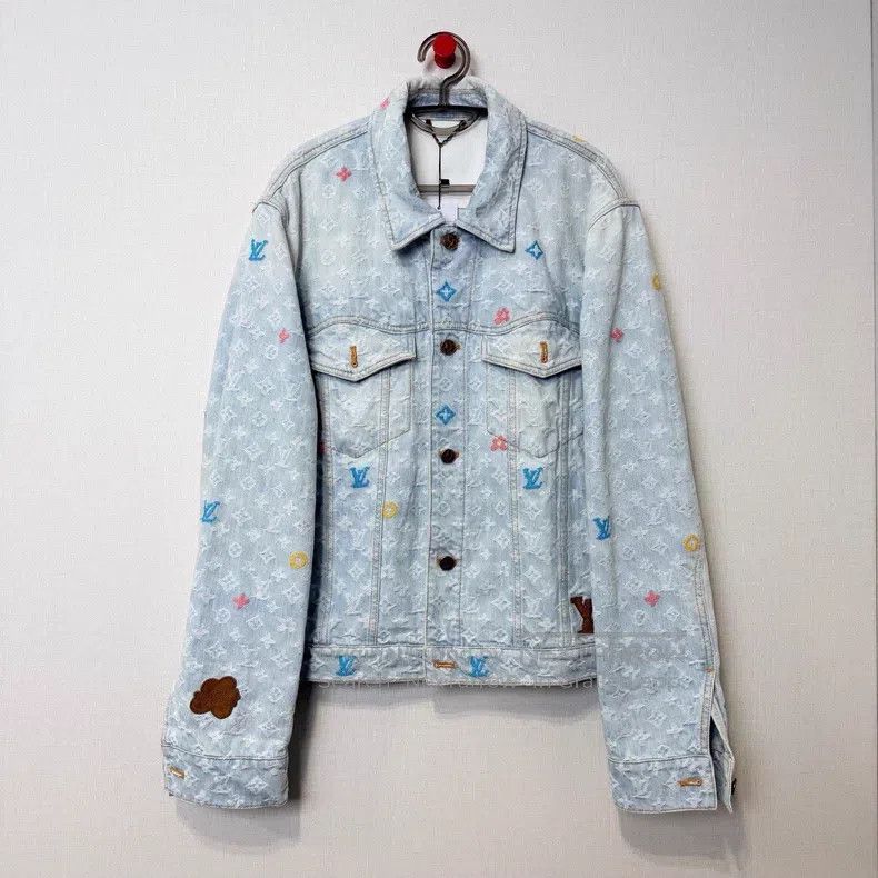 Louis Vuitton Louis Vuitton Monogram color matching denim jacket Size US M / EU 48-50 / 2 - 1 Thumbnail