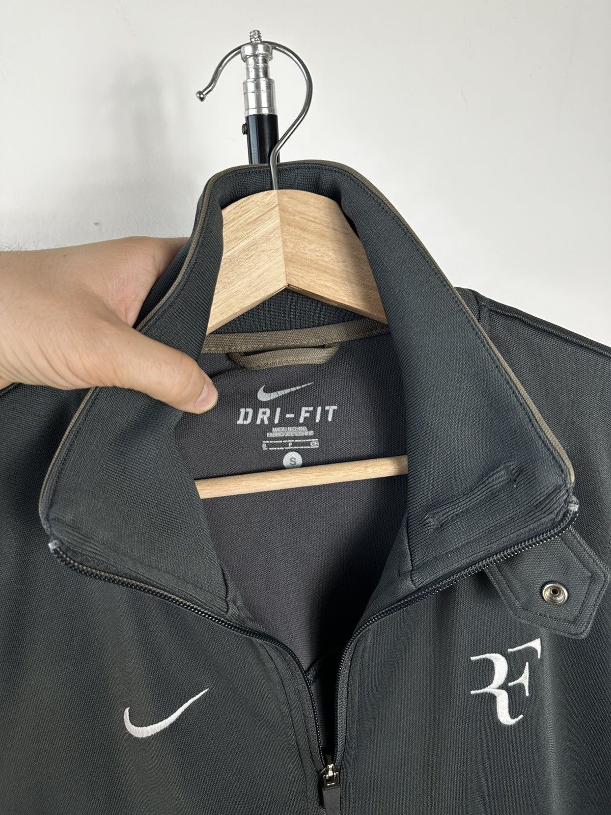 Nike Nike Court Roger Federer RF Track Jacket Dri-Fit Black Small Size US S / EU 44-46 / 1 - 4 Thumbnail