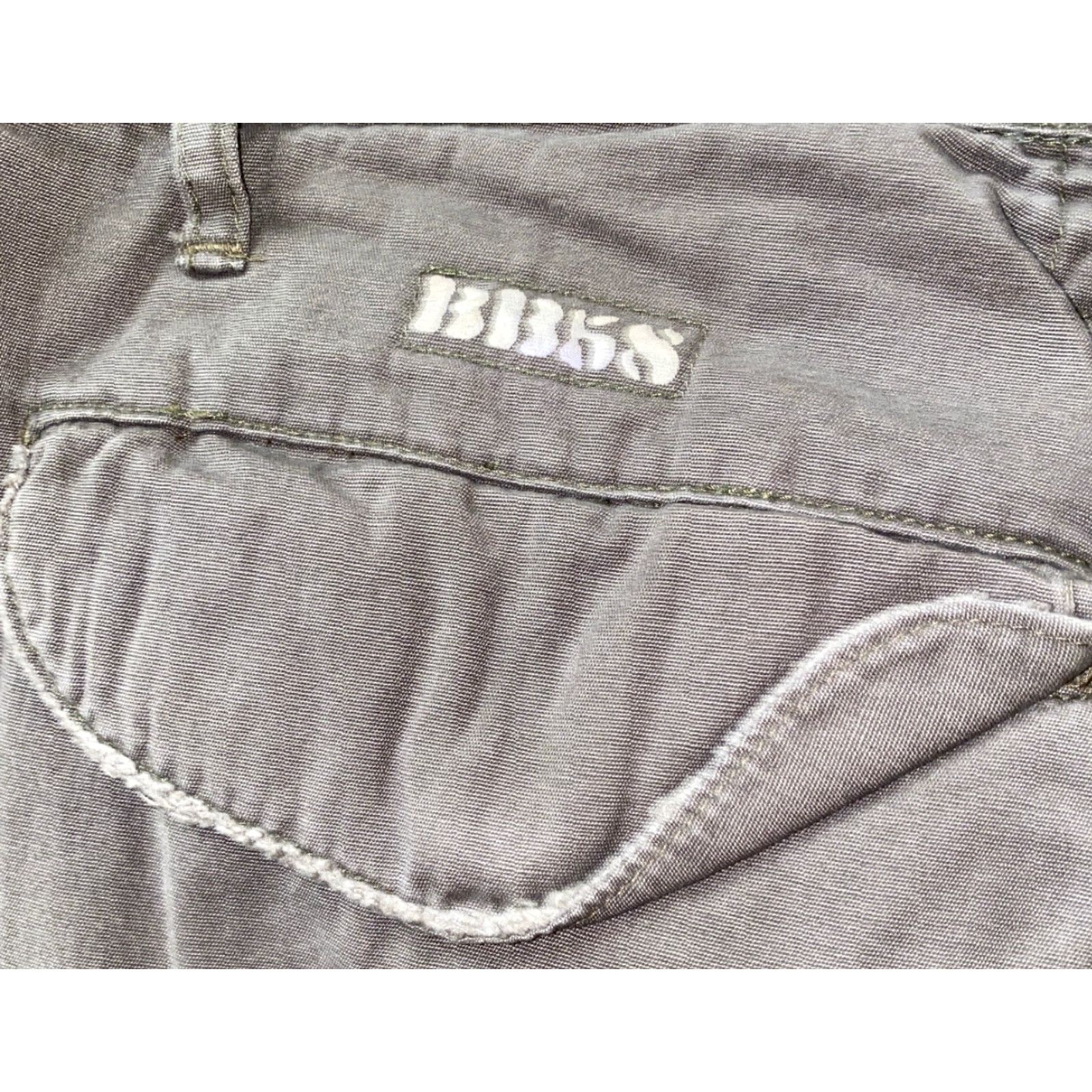 Vintage B.B. London Mens Brown Cotton Zip Fly Cargo Pants Size 34 Inseam 29 Inches Regular Front Flat Cargo London Mens Caro Jeans? Size US 34 / EU 50 - 5 Thumbnail