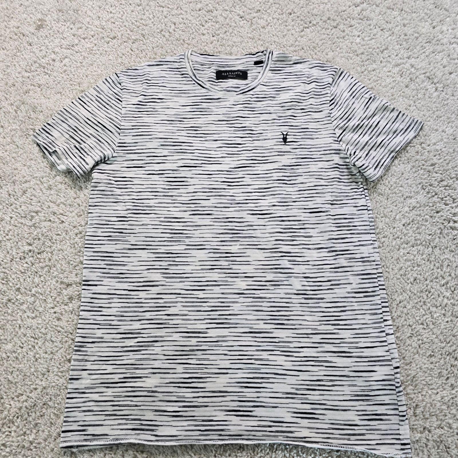 Allsaints Allsaints All Saints mens Stripe T Shirt Slim Fit Medium Size US M / EU 48-50 / 2 - 3 Thumbnail