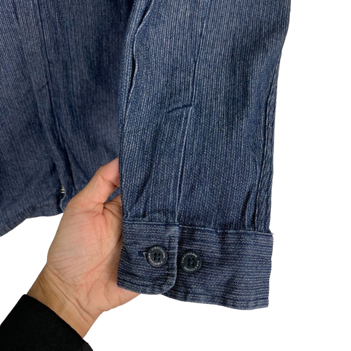 Japanese Brand FIRST DOWN Triumph Denim Casual Jacket #0884-C39 Size US L / EU 52-54 / 3 - 13 Thumbnail