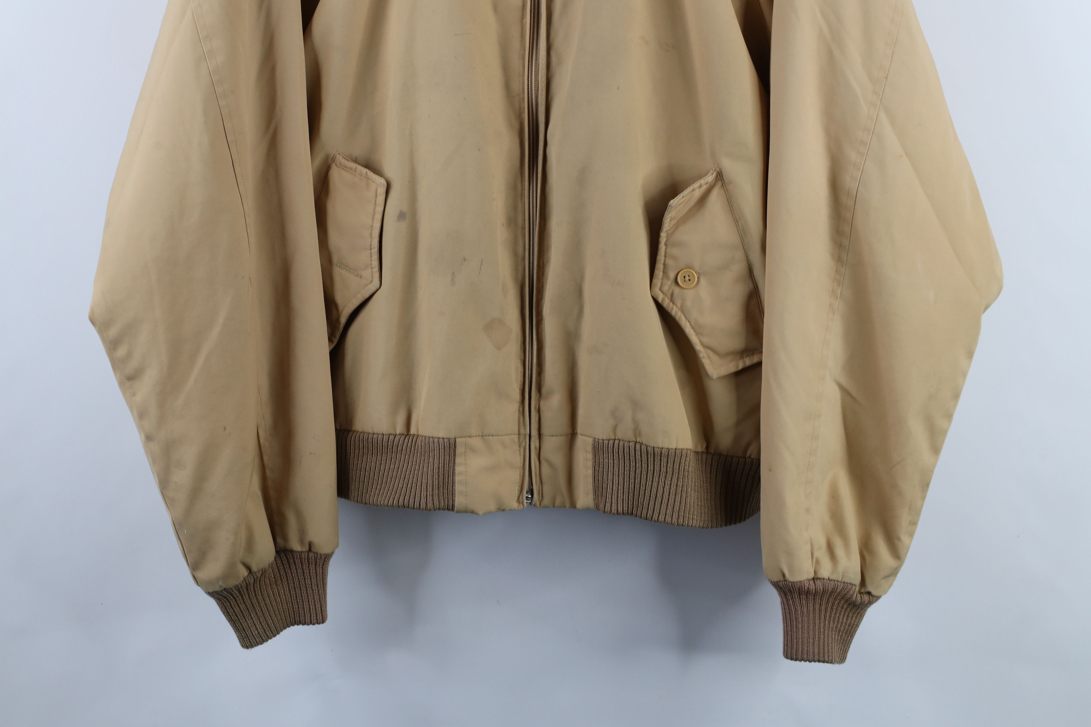 Vintage Vintage 70s Streetwear Lined Cafe Racer Bomber Jacket Size US XL / EU 56 / 4 - 3 Thumbnail