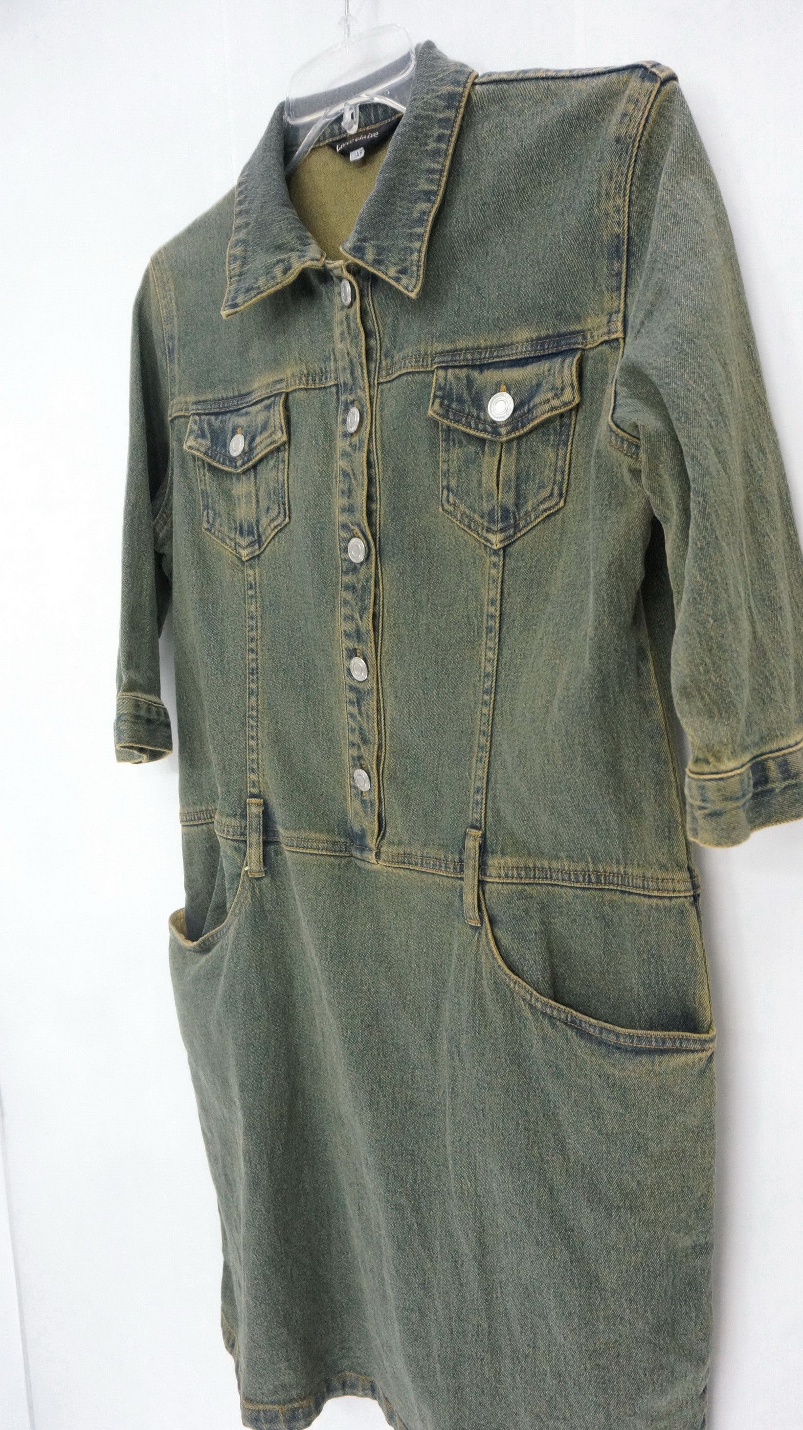 Hysteric Glamour Livre Claire Vintage Tint Denim Dress Size S / US 4 / IT 40 - 2 Thumbnail