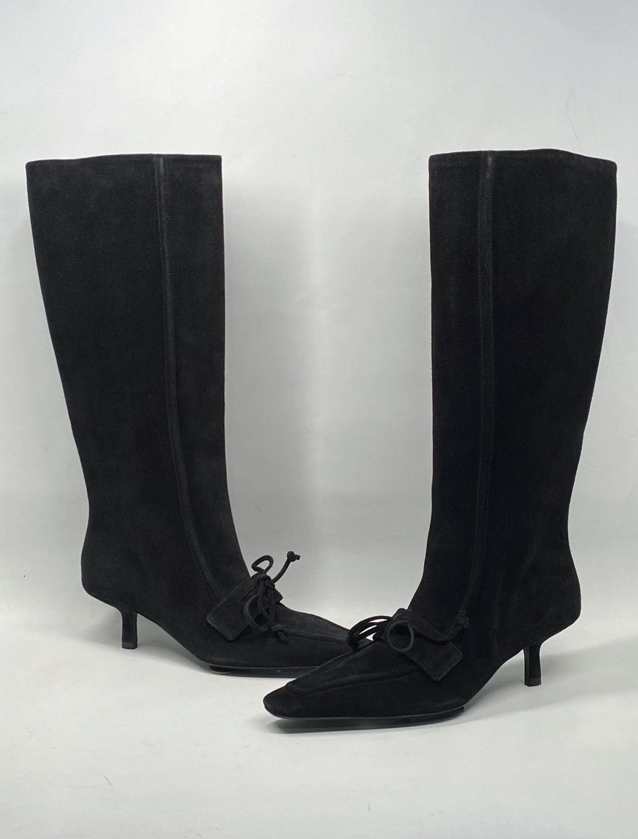 Burberry Burberry Storm Tall Suede Boots size 37 Size US 7 / IT 37 - 4 Thumbnail
