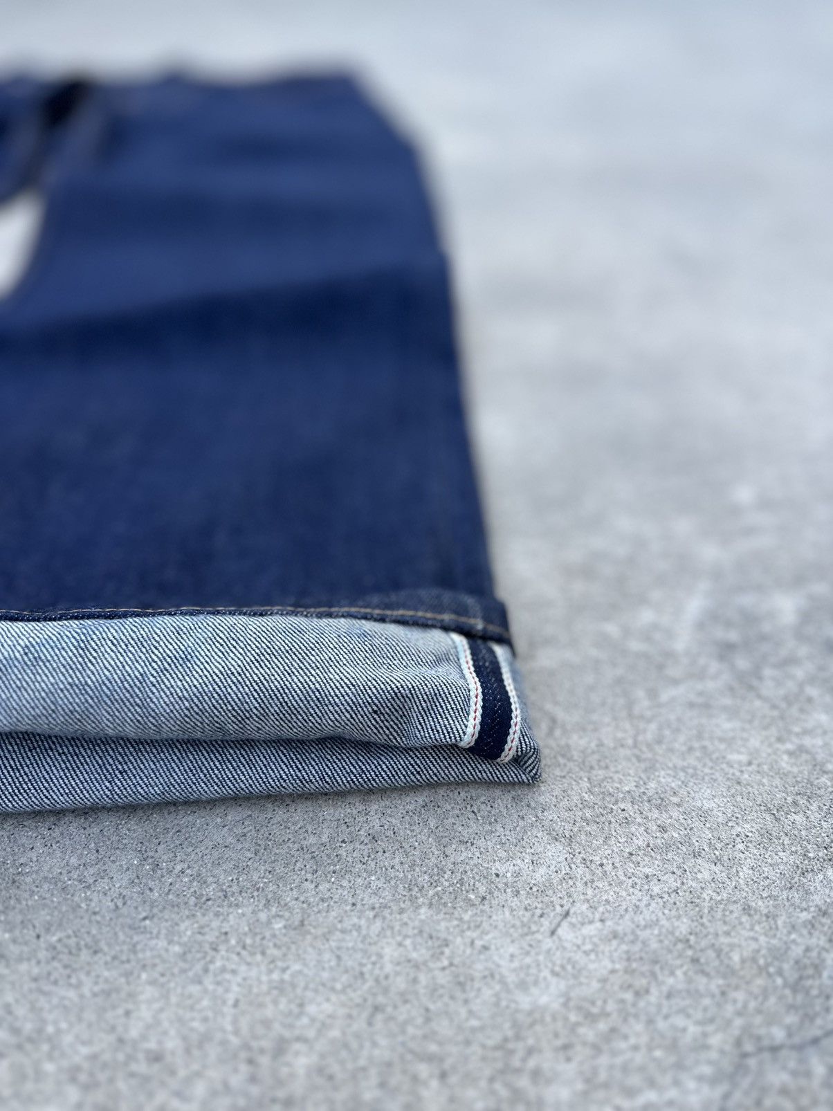 Japanese Brand Raw Baggy Selvedge Denim Size US 34 / EU 50 - 2 Thumbnail