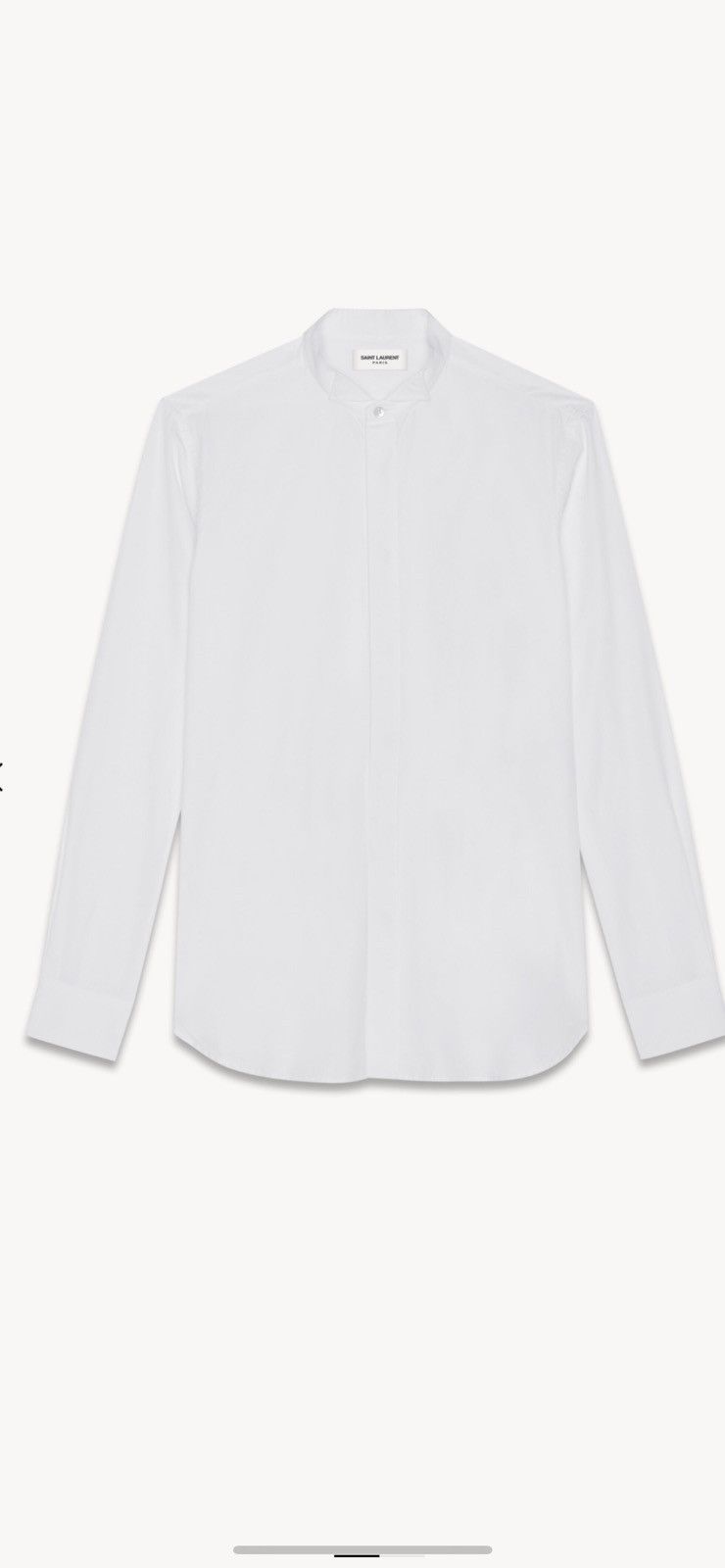 Saint Laurent Paris Saint Laurent men’s cotton dress shirt. 42/16.5. $820 Size US L / EU 52-54 / 3 - 1 Thumbnail
