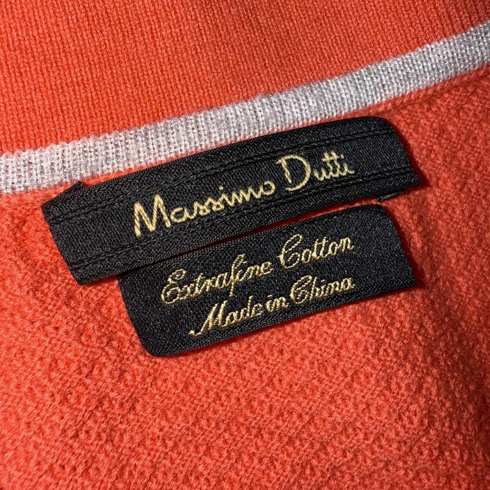 Massimo Dutti Massimo Dutti Polo Shirt Mens XL Exrafine Cotton Casual Size US XL / EU 56 / 4 - 2 Thumbnail