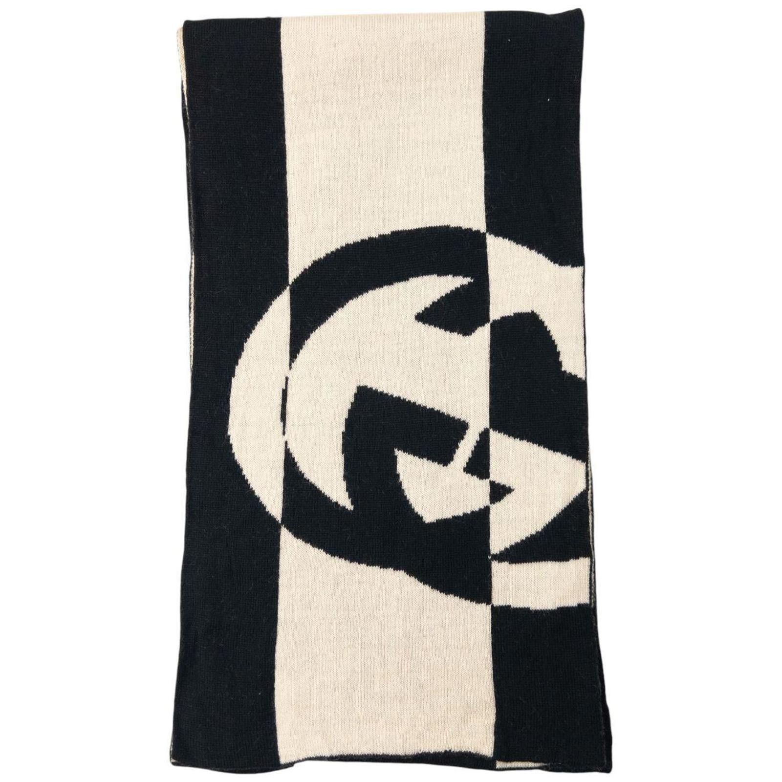 Gucci Vintage Gucci Contrast Striped Scarf Size ONE SIZE - 3 Thumbnail