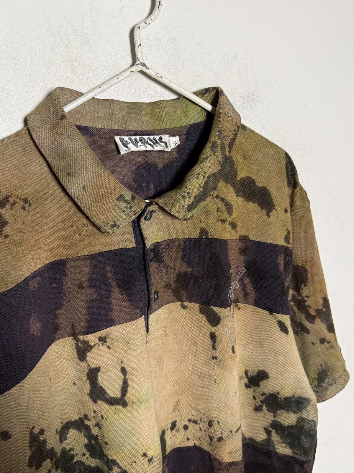 Yves Saint Laurent Vintage Yves Saint Laurent punk grunge painters polo Size US XL / EU 56 / 4 - 3 Thumbnail
