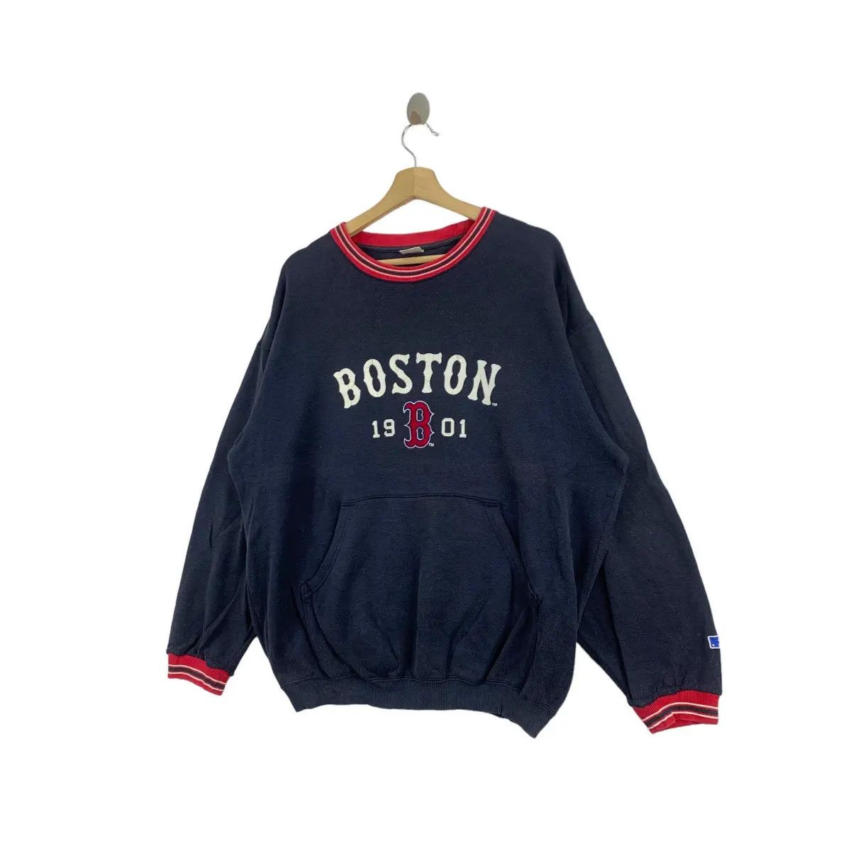 Vintage Vtg 90’ RED SOX BOSTON Major League Baseball MLB Sweatshirt Size L / US 10 / IT 46 - 4 Thumbnail