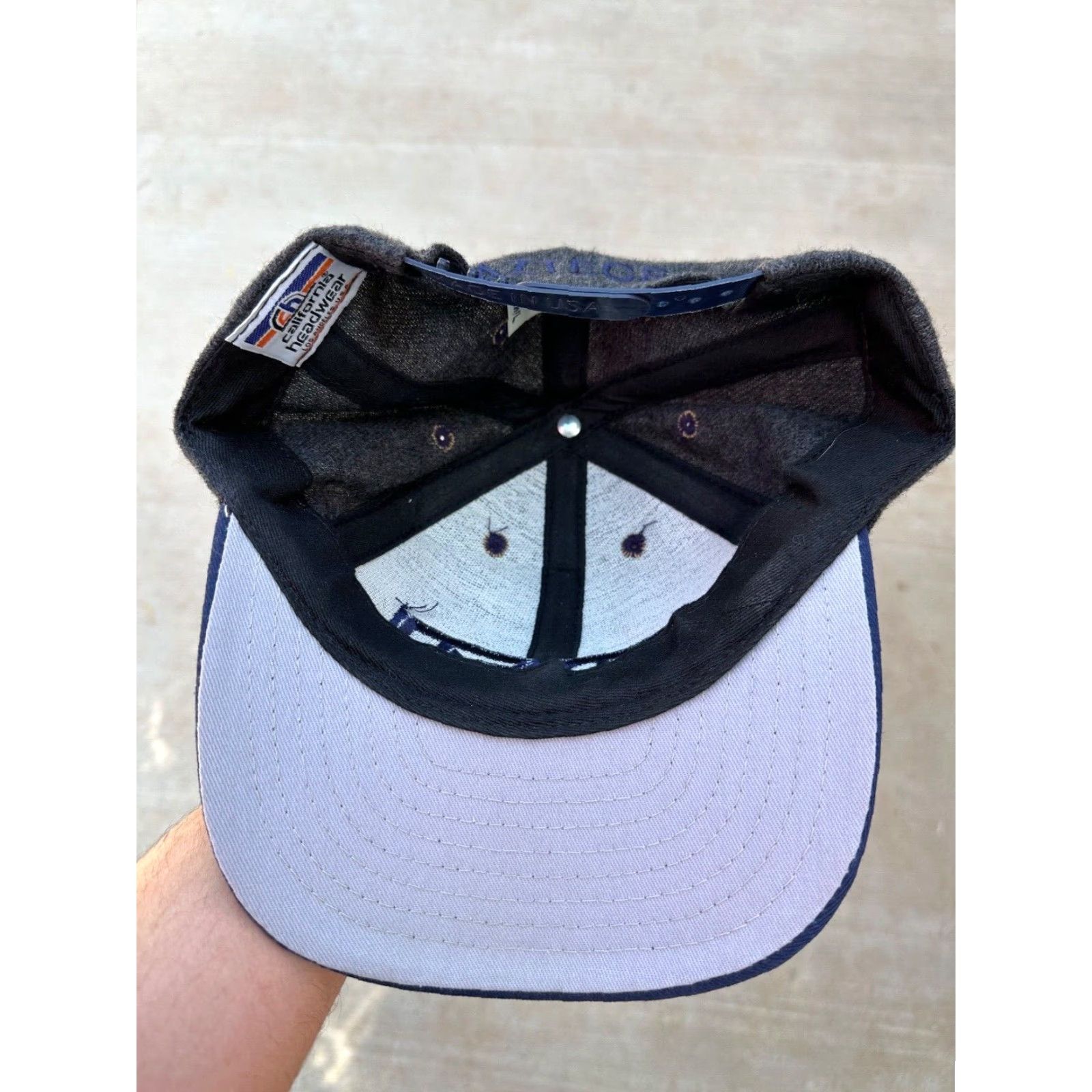 NCAA VINTAGE San Diego State Aztecs SDSU Snapback Hat Cap NCAA Mens One Size Black Wool Snapback College Aztecs Men Size ONE SIZE - 4 Thumbnail