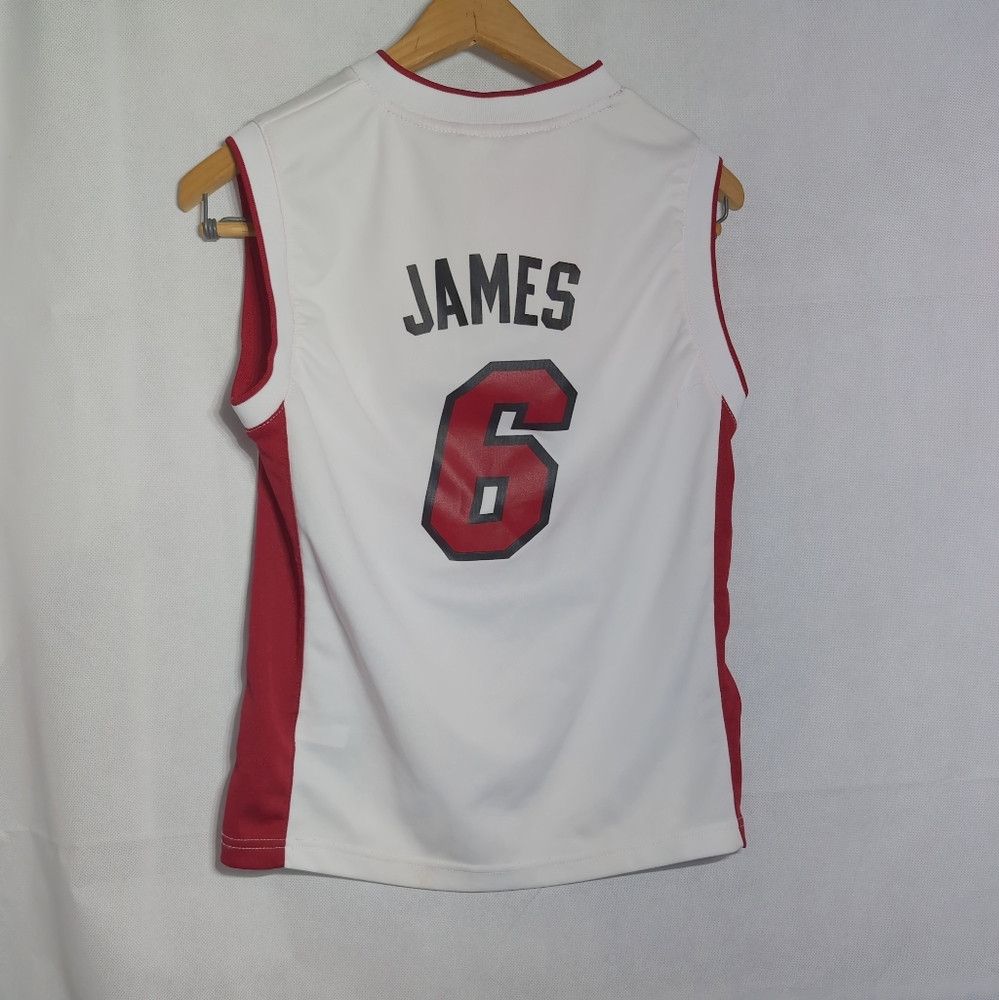 NBA Adidas Miami Heat Sz M NBA Jersey #6 James Size US M / EU 48-50 / 2 - 4 Thumbnail
