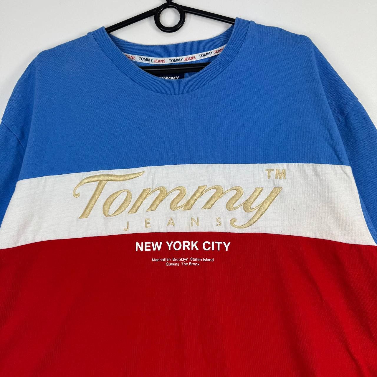 Tommy Jeans Tommy Jeans Colorblock Embroidered Logo T-Shirt Mens Size XL Size US XL / EU 56 / 4 - 2 Thumbnail