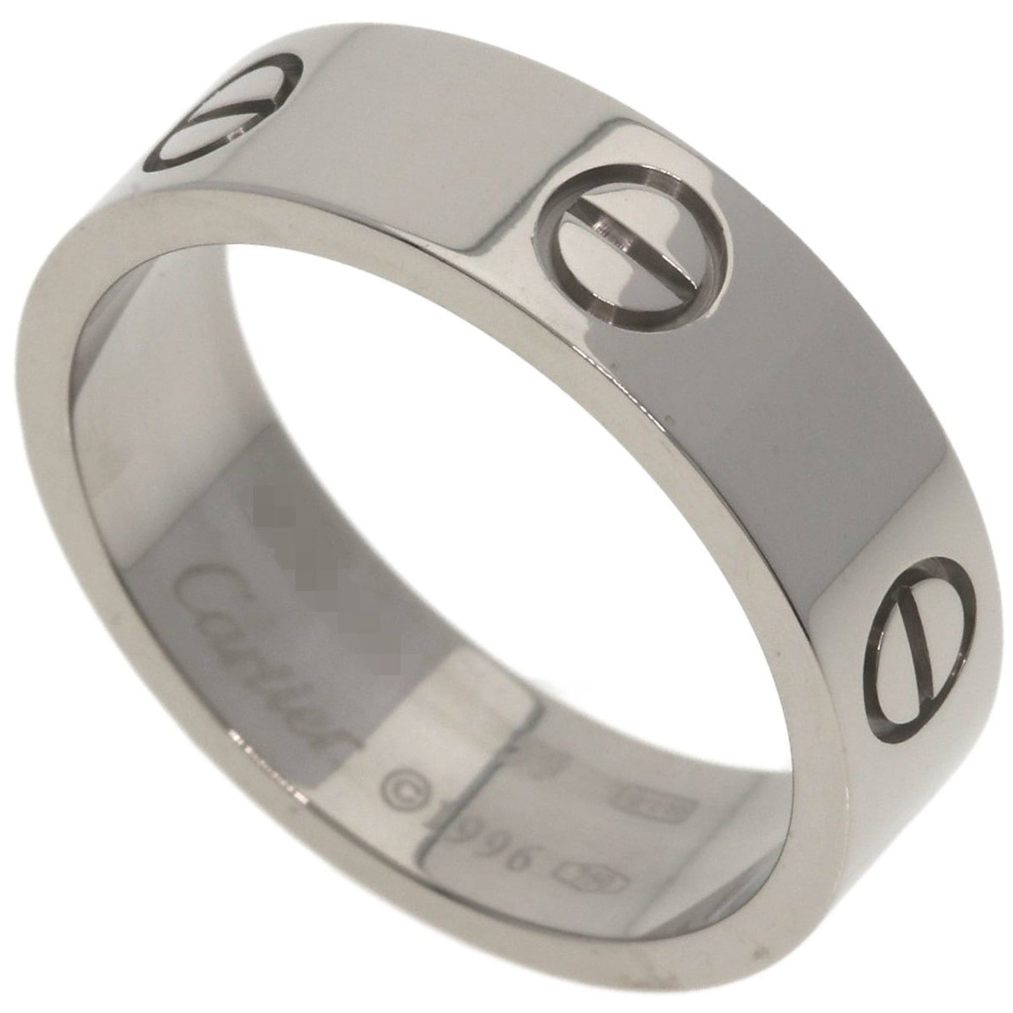 Cartier Cartier Love Ring #59 18K White Gold Women's Size ONE SIZE - 1 Thumbnail