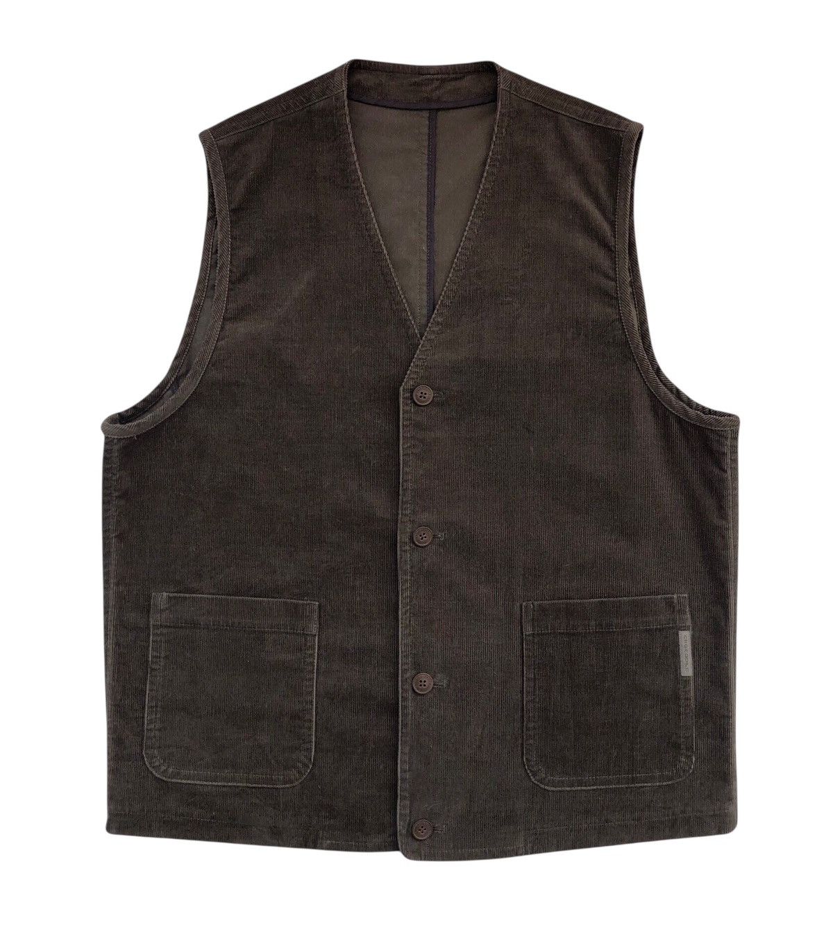 Vintage Crocodile Men’s Corduroy Vest Jacket Size US L / EU 52-54 / 3 - 1 Thumbnail