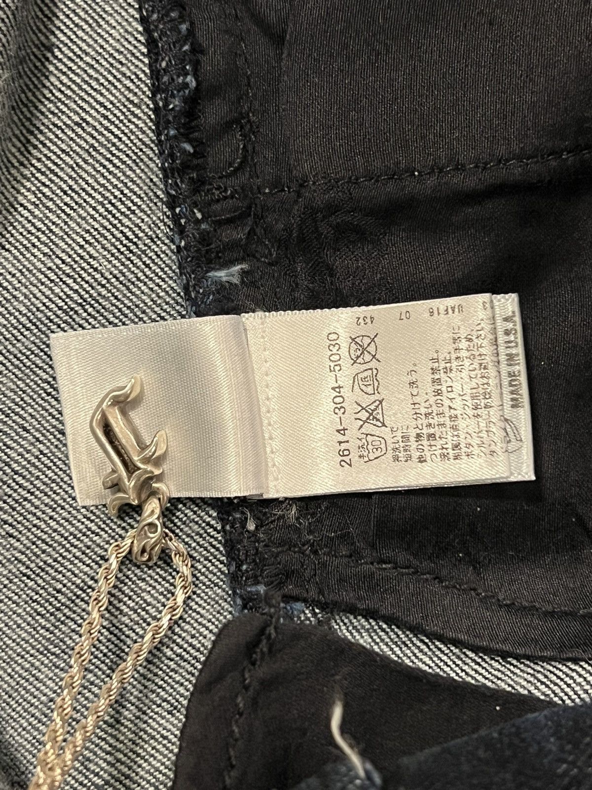 Chrome Hearts Vintage Chrome Hearts Bootcut Denim Size 27" / US 4 / IT 40 - 10 Thumbnail