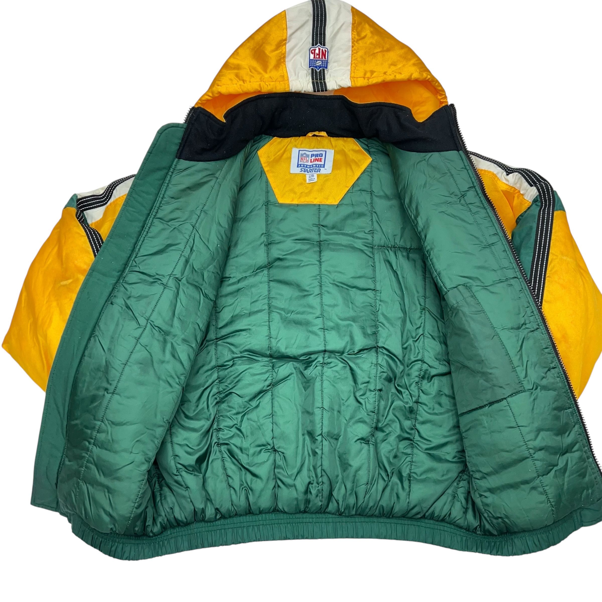 NFL × Pro Line × Starter Starter NFL Pro Line Packers Jacket Coat 90s Size US L / EU 52-54 / 3 - 7 Thumbnail
