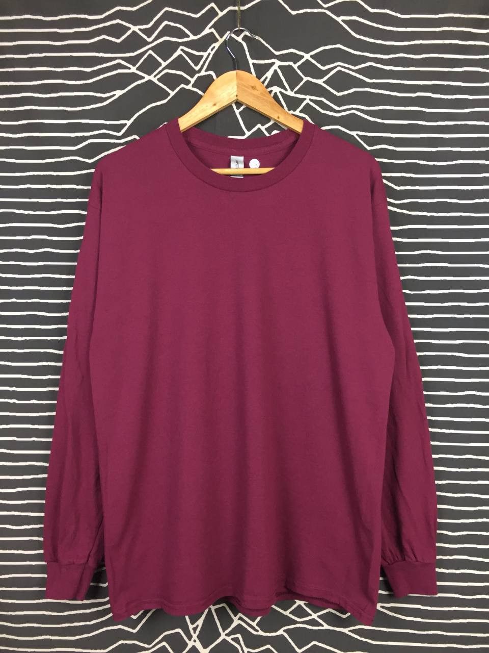 Gildan × Vintage Gildan Plain Casual Essential Longsleeve Tee Size US L / EU 52-54 / 3 - 2 Thumbnail