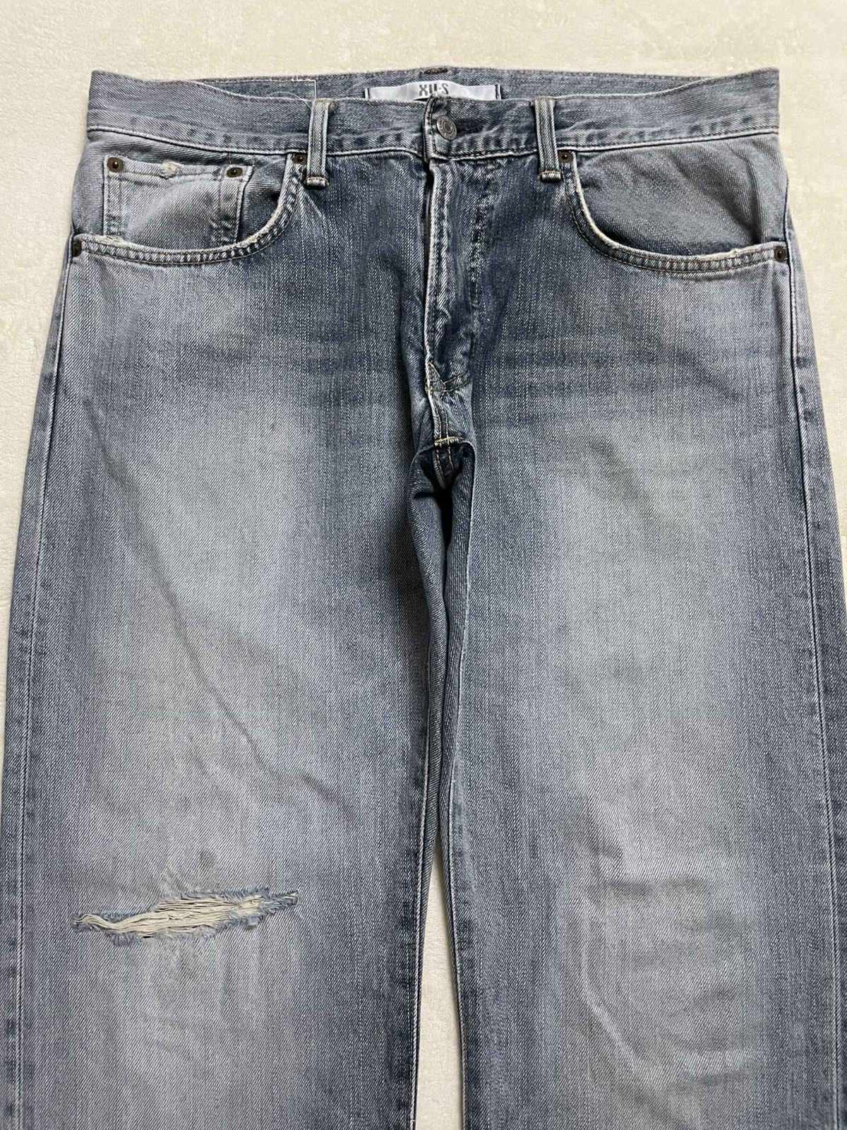 Edwin Vintage XV-S Edwin Distress Japanese Brand Denim Jeans Size US 34 / EU 50 - 2 Thumbnail