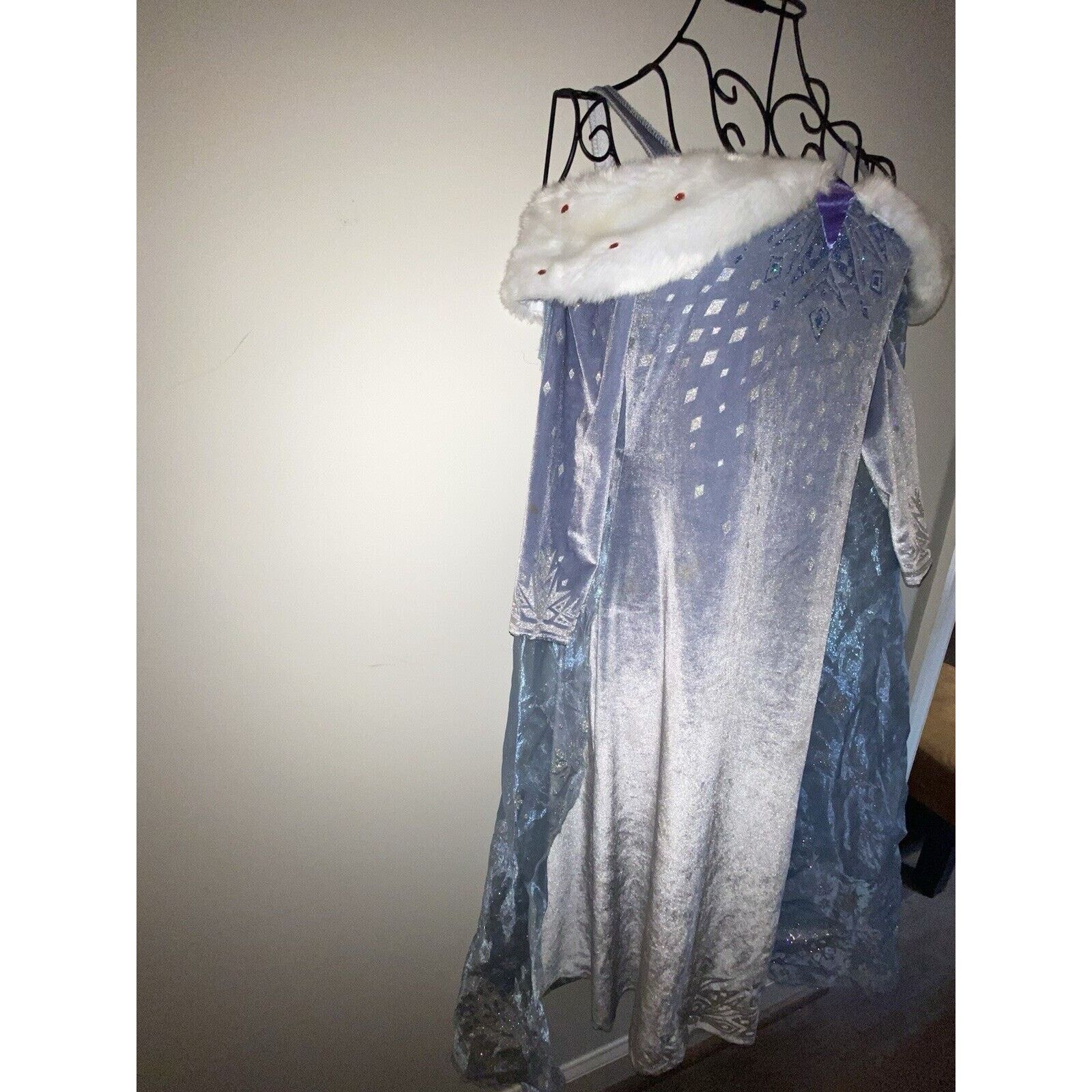 Disney Disney Collection Olaf's Elsa Costume Dress Child Size M 7/8 Size ONE SIZE - 4 Thumbnail