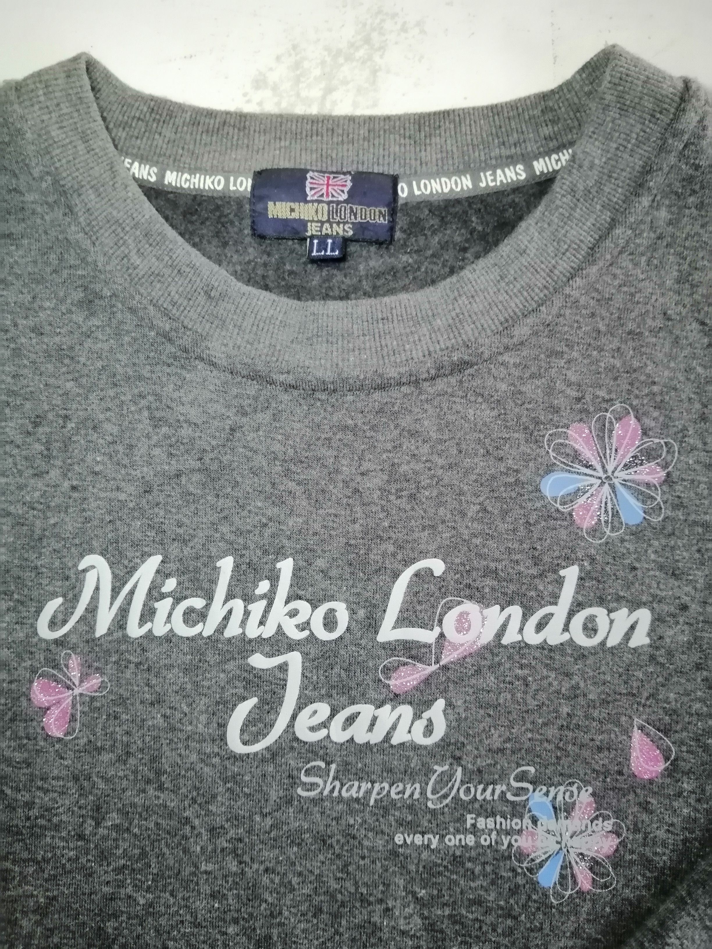 Designer × Michiko Koshino London Vintage Michiko London Jeans Sweatshirt Size US L / EU 52-54 / 3 - 3 Thumbnail