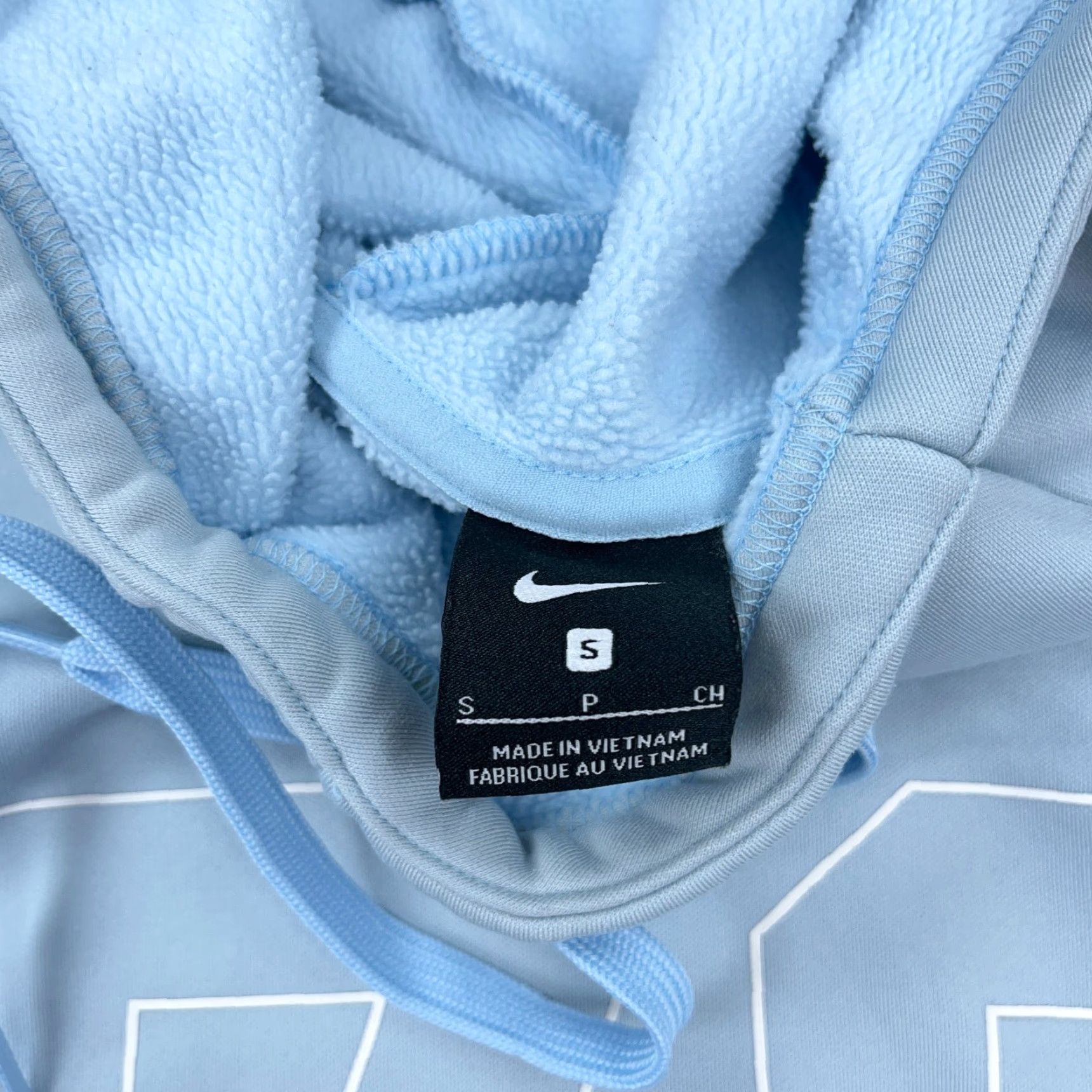 Nike Nike Dri-FIT Sweatshirt Women Small Blue Hooded Pullover Activewear Lightweight Jersey Graphic Logo Size S / US 4 / IT 40 - 6 Thumbnail