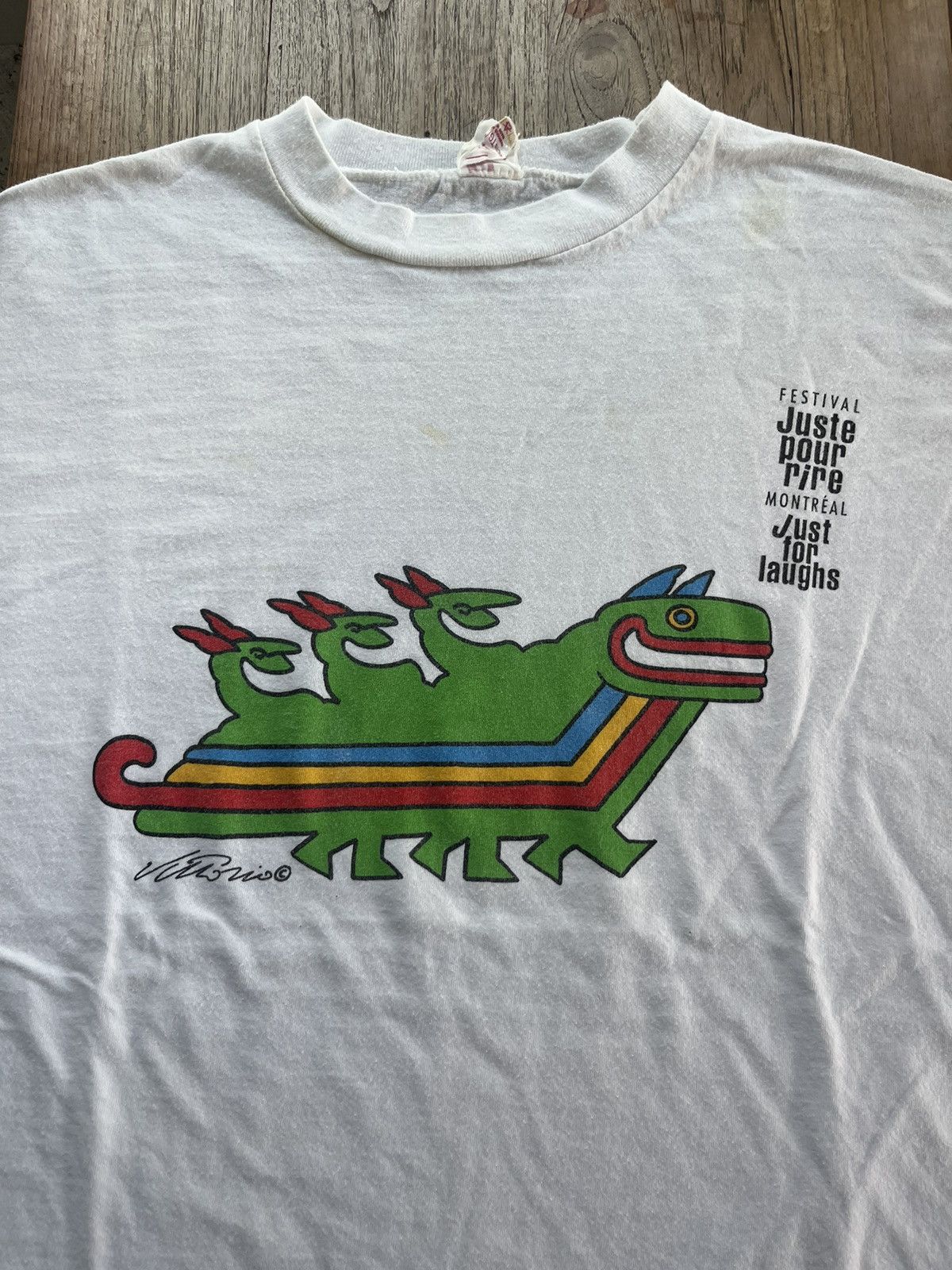 Vintage Vintage Vittorio Fiorucci Juste Pour tire Montreal 90’s Size US XL / EU 56 / 4 - 3 Thumbnail