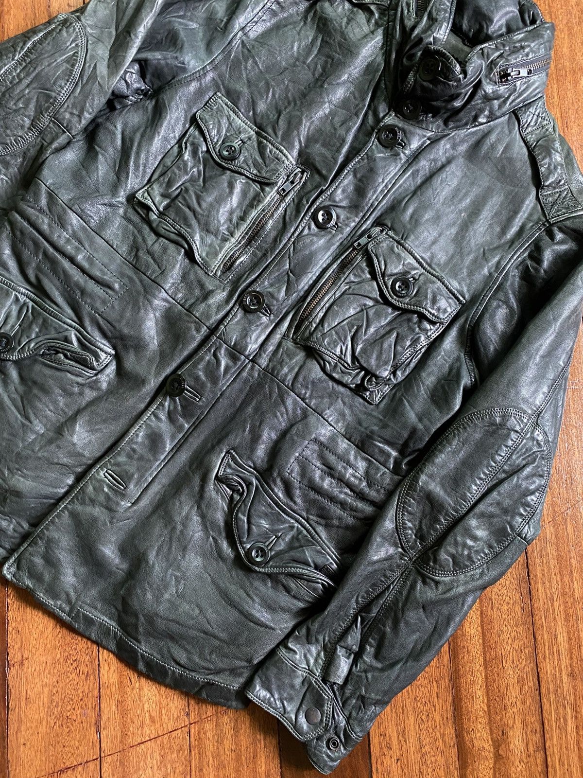 Diesel Archive Diesel Cargo Leather Jacket Size US S / EU 44-46 / 1 - 4 Thumbnail