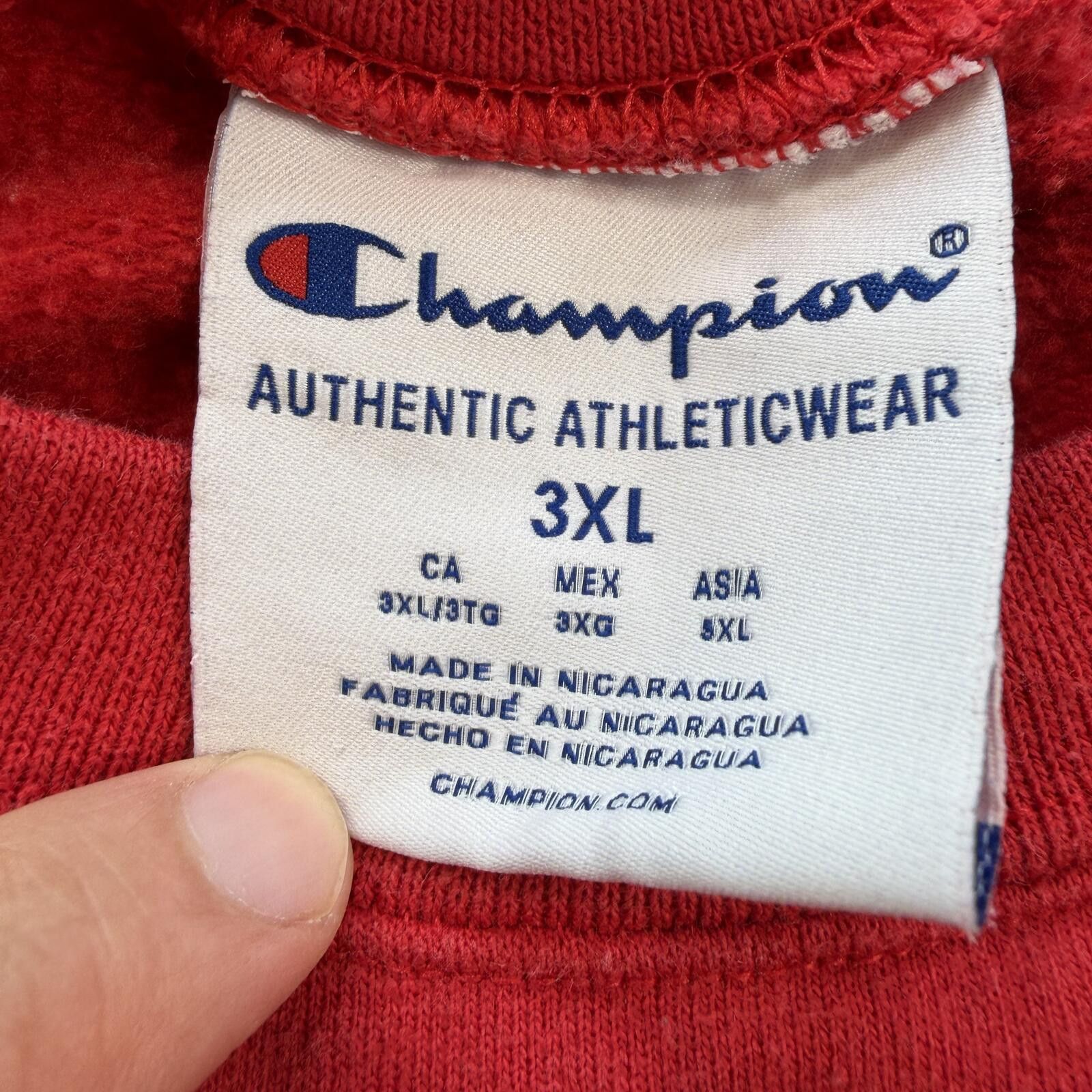 Champion Champion Maryland Terrapins Crewneck Sweatshirt Red 3XL Size US XXL / EU 58 / 5 - 4 Thumbnail