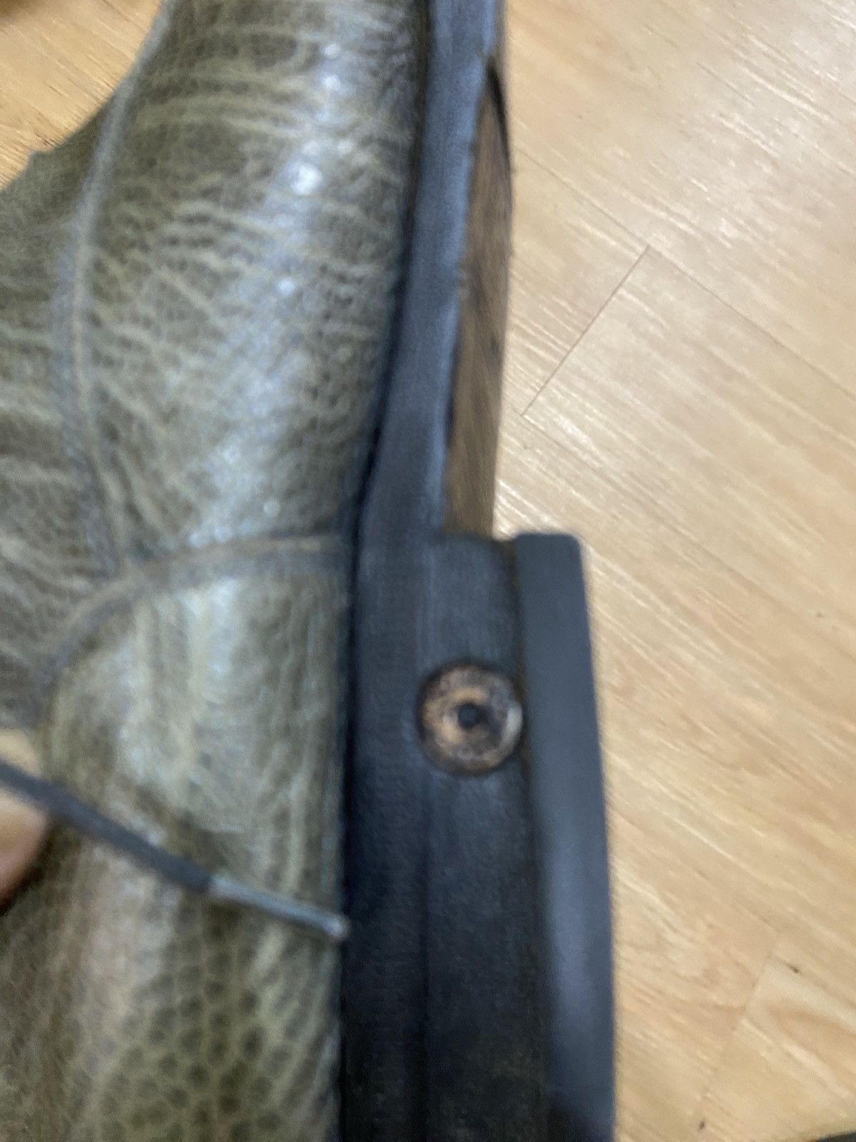 Dolce & Gabbana Dolce & Gabbana Made in Italy Exotic Embossed Leather Point Size US 7 / EU 40 - 10 Thumbnail