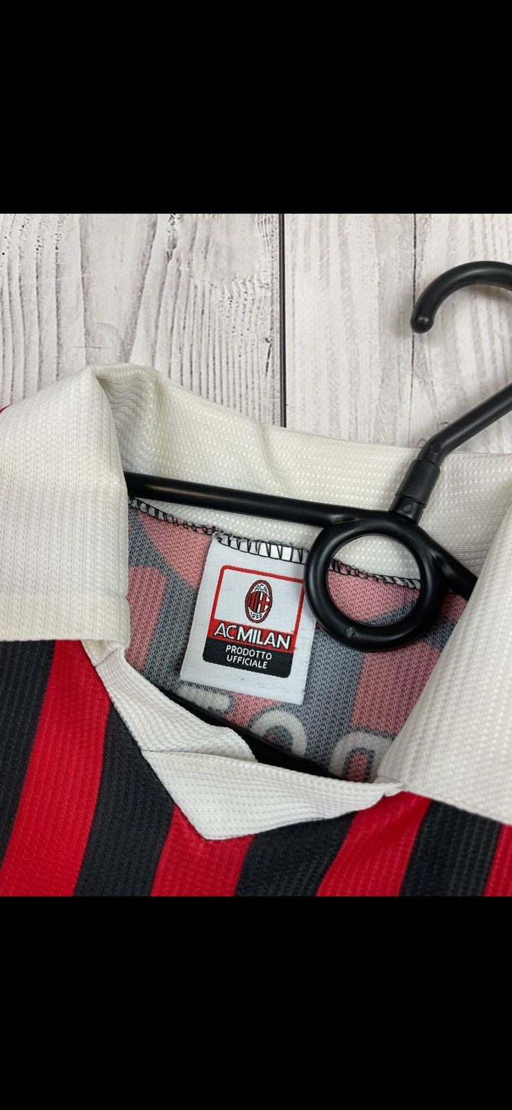 Vintage Vintage AC Milan soccer jersey size Xs 7 Pato Size US XS / EU 42 / 0 - 6 Thumbnail