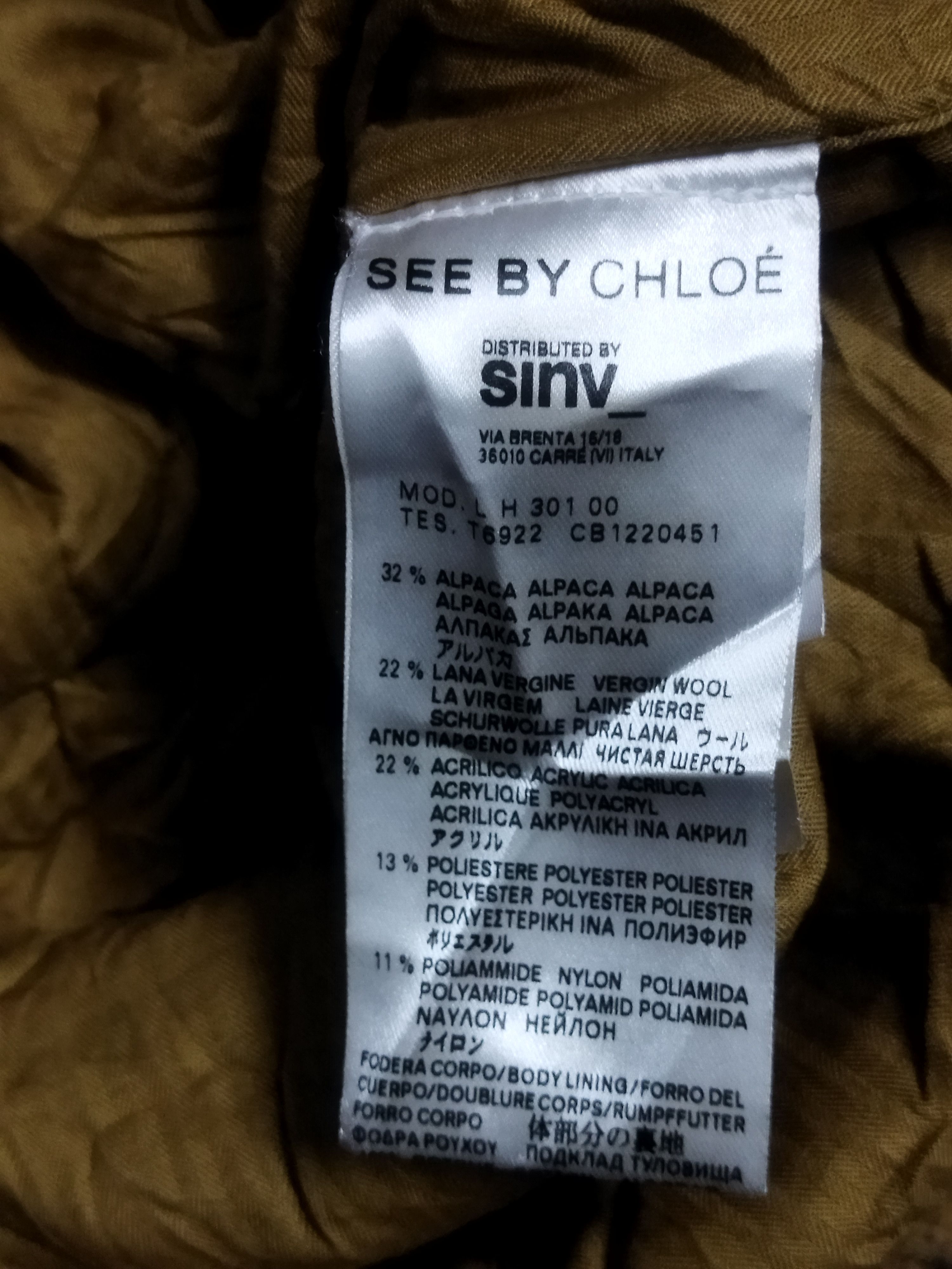 See by Chloe See By Chloe Wool Jacket Size M / US 6-8 / IT 42-44 - 7 Thumbnail