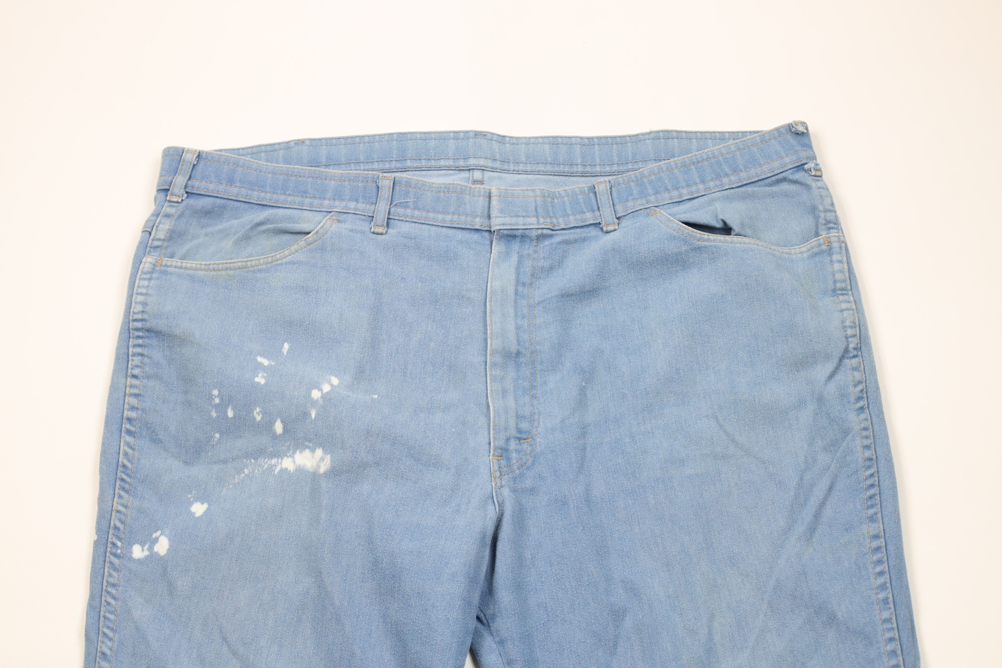 Vintage Vintage 70s Streetwear Wide Leg Bell Bottoms Jeans USA Size US 40 / EU 56 - 2 Thumbnail
