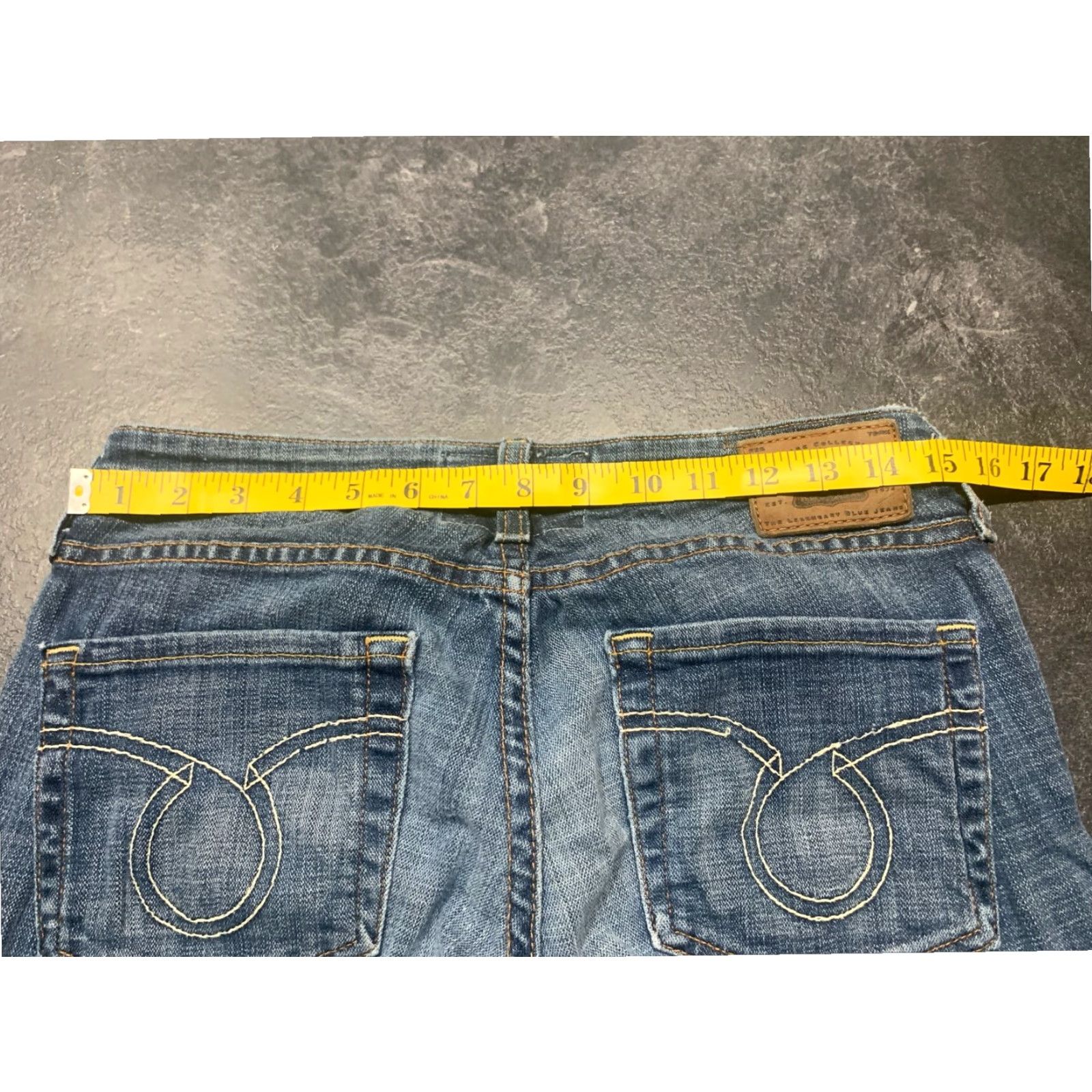 Vintage BIG STAR Women's Tapered Blue Jeans 28R Bridgette Straight Medium Wash Size 28" / US 6 / IT 42 - 5 Thumbnail
