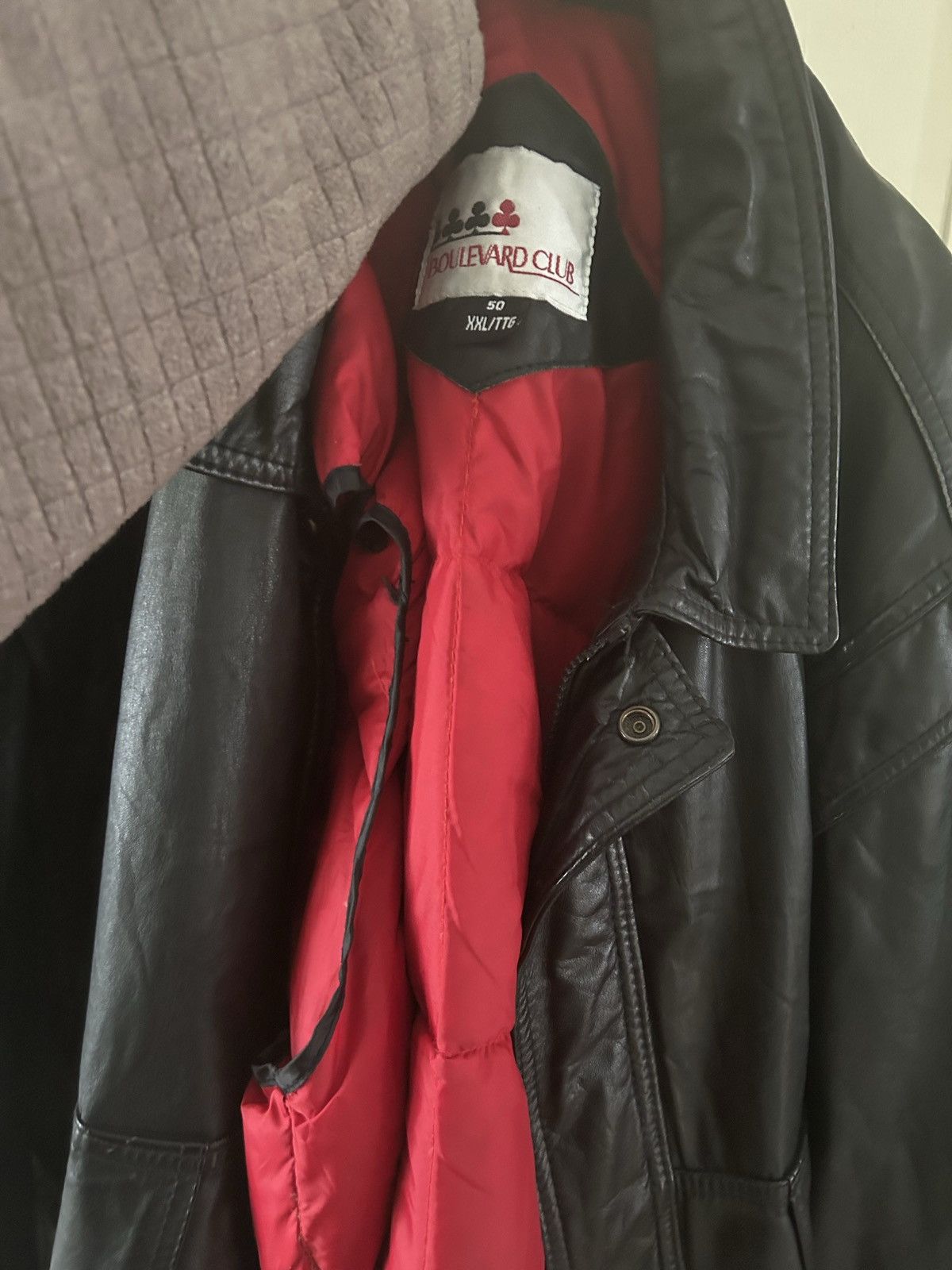 Genuine Leather × Vintage Old school moto leather jacket Size US XXL / EU 58 / 5 - 4 Thumbnail