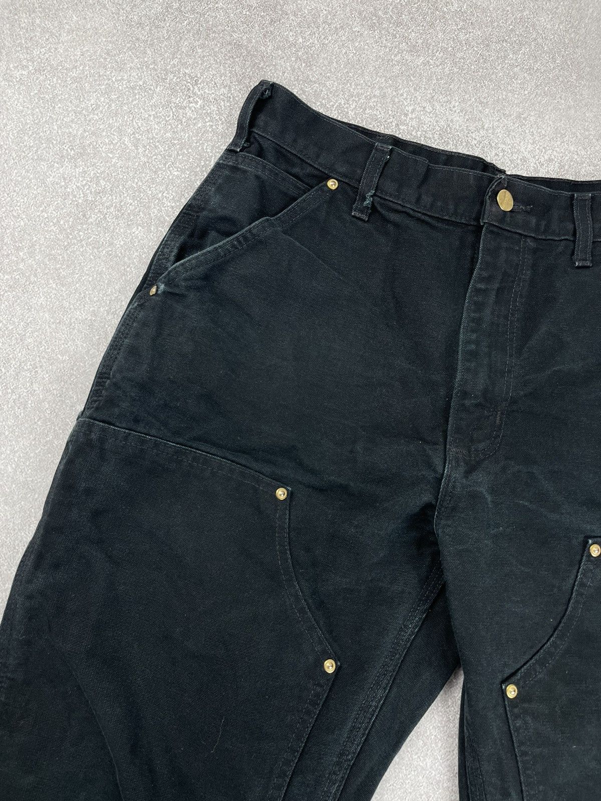 Carhartt × Vintage Vintage Carhartt B01 BLK Double Knee Distressed Pants Size US 32 / EU 48 - 8 Thumbnail