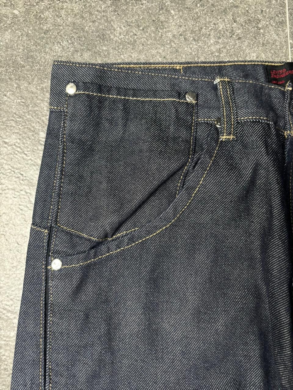 Levi's 2000s Levi's Engineered Twisted Jeans Size US 28 / EU 44 - 4 Thumbnail