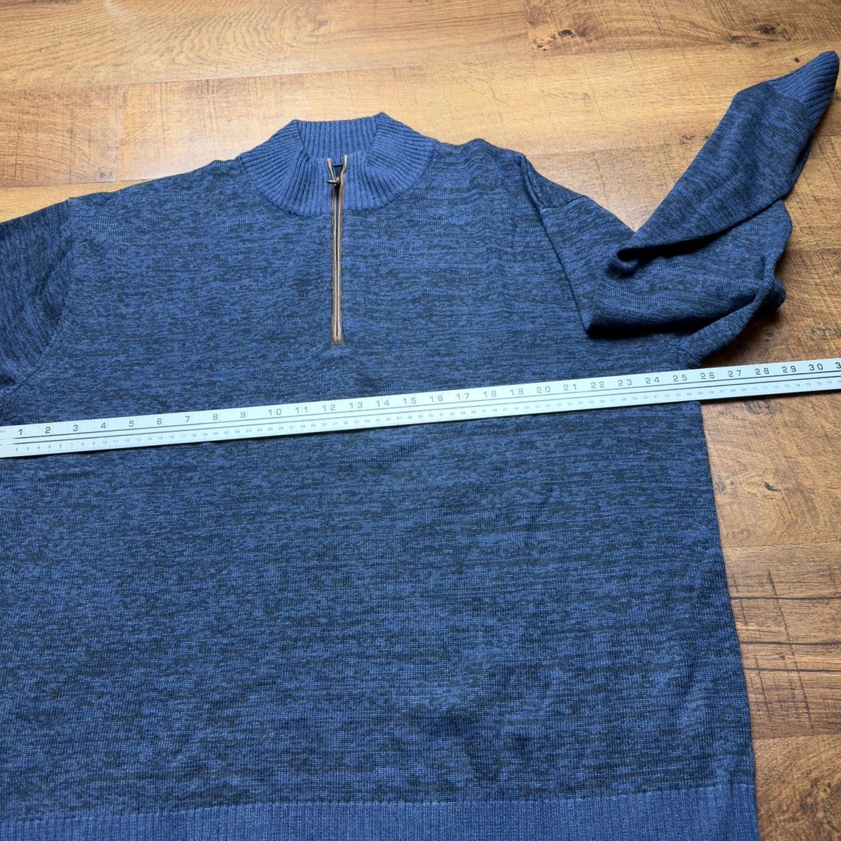 Orvis Orvis Sweater Men’s 2XL Blue 100% Merino Quarter Zip Pullover Jumper Size US XXL / EU 58 / 5 - 6 Thumbnail